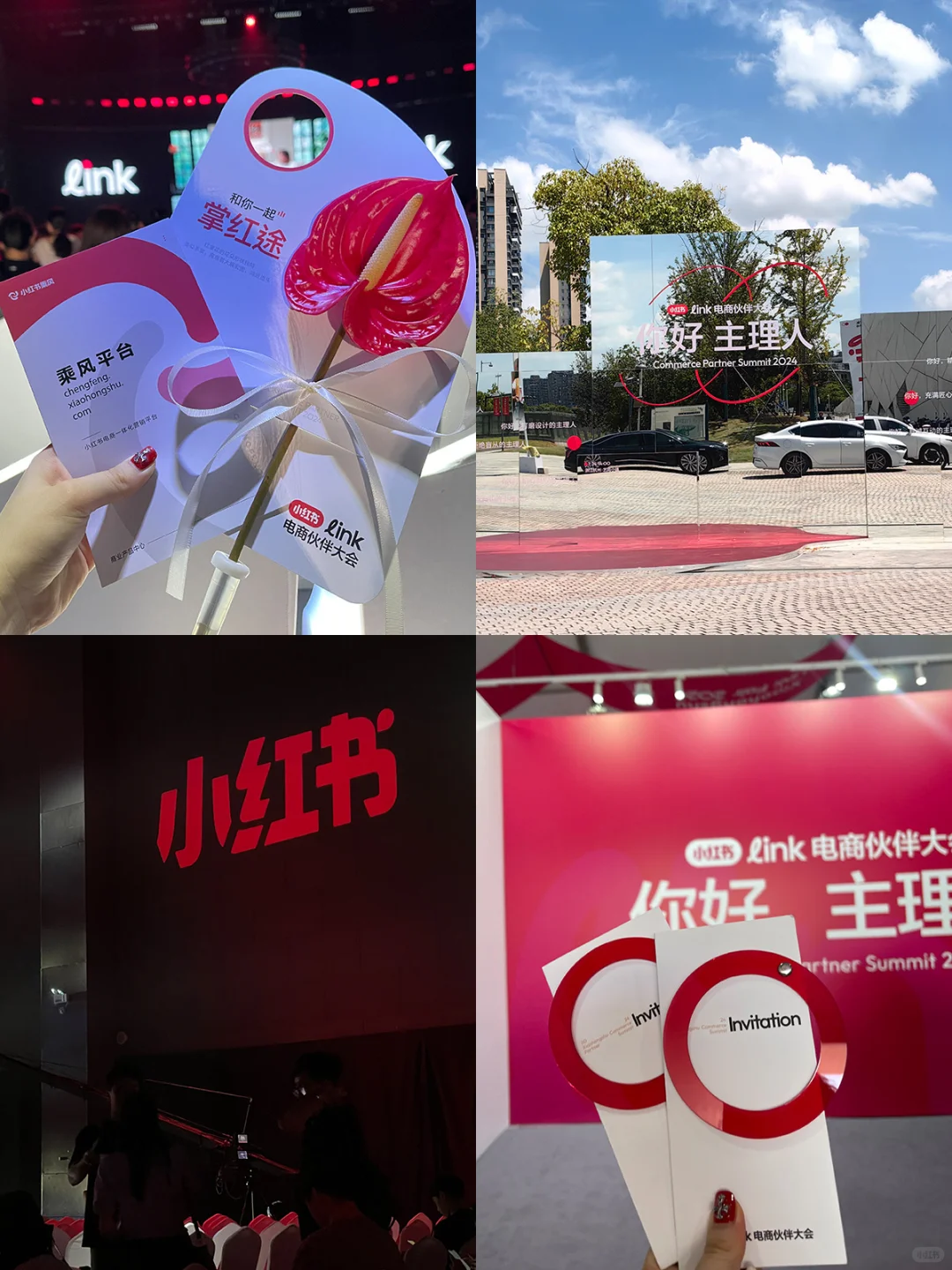 感谢官方邀请?link电商伙伴大会进行时✨