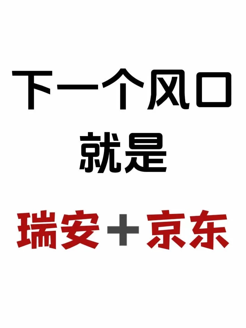 下一个风口肯定是在瑞安做京东店群!