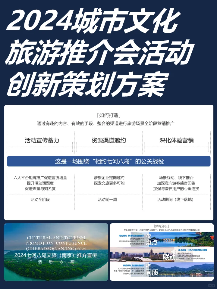 2024城市文化旅游创新推介会策划方案