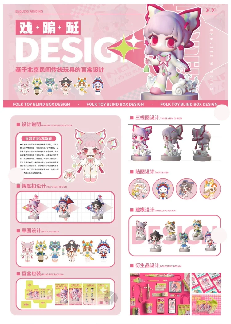 IP展板设计展作品集模板 | psd模版