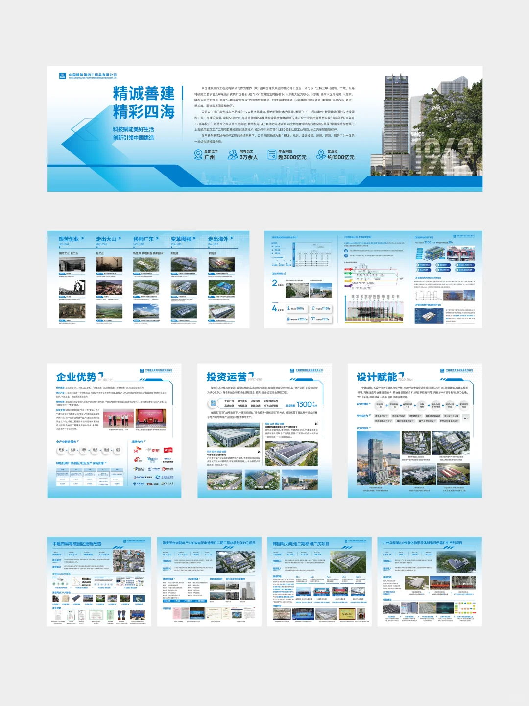 中建展位设计 建筑展厅设计 企业文化墙设