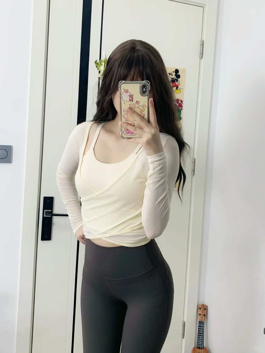 ₊⁺♡̶₊⁺棕色系?瑜伽服真的好纯欲好好看.*·°