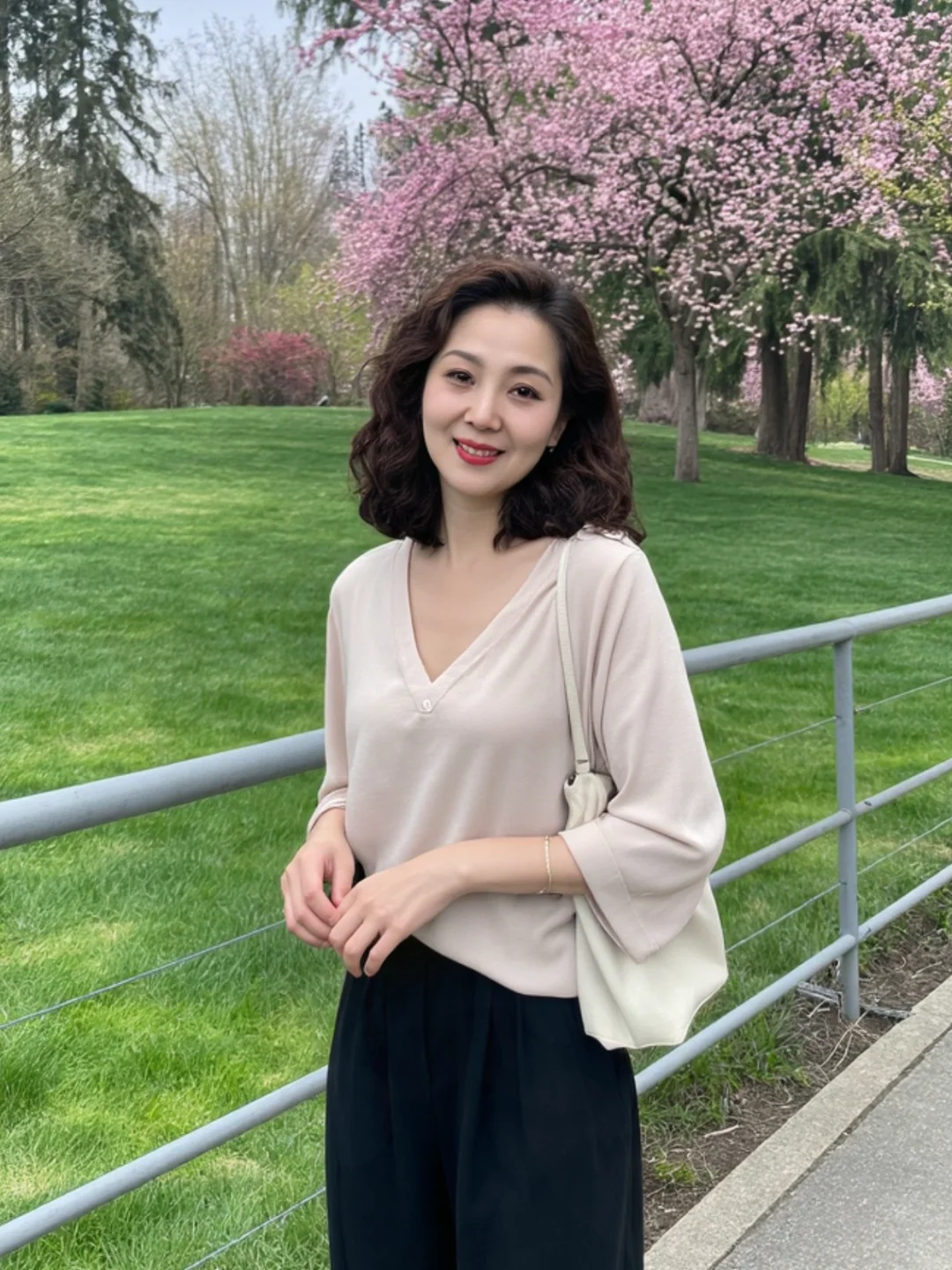 55岁的阿姨，这样算风韵犹存吗？