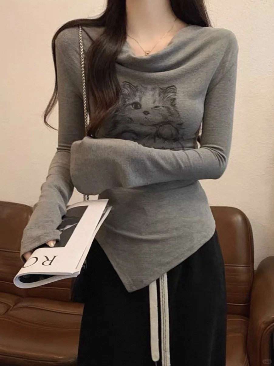 ?这件斜肩T恤也太顶了！一秒穿出美式chic高