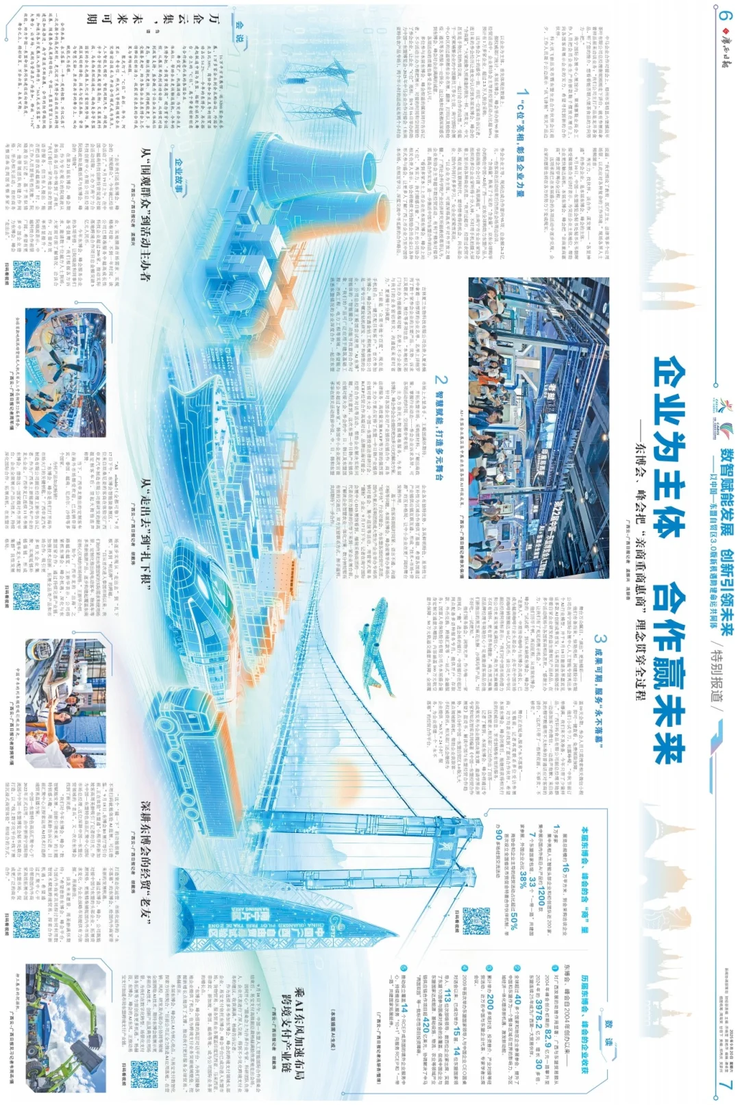 中国 — 东盟博览会报纸！视觉冲击力拉满✨