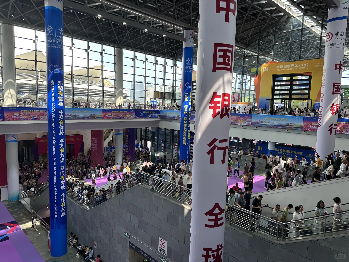 东盟博览会逛了一天啥也没买