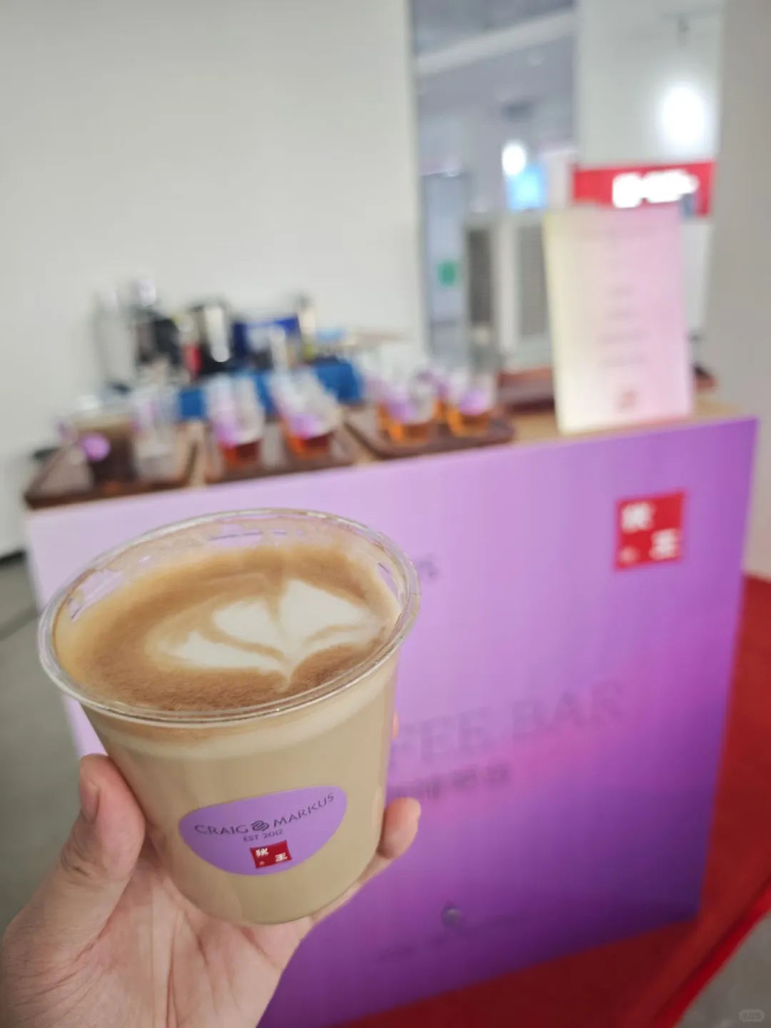 招商会上也有咖啡吧台了！☕️☕️