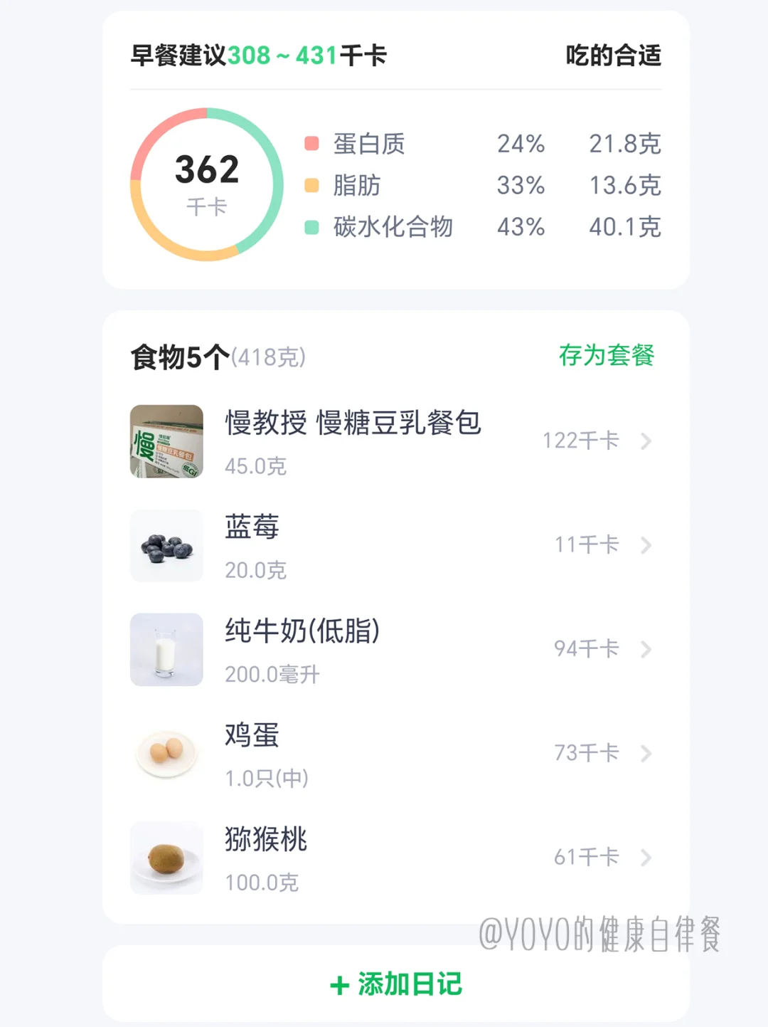 跟国家卫健委吃减脂餐|胰岛素抵抗一日三餐
