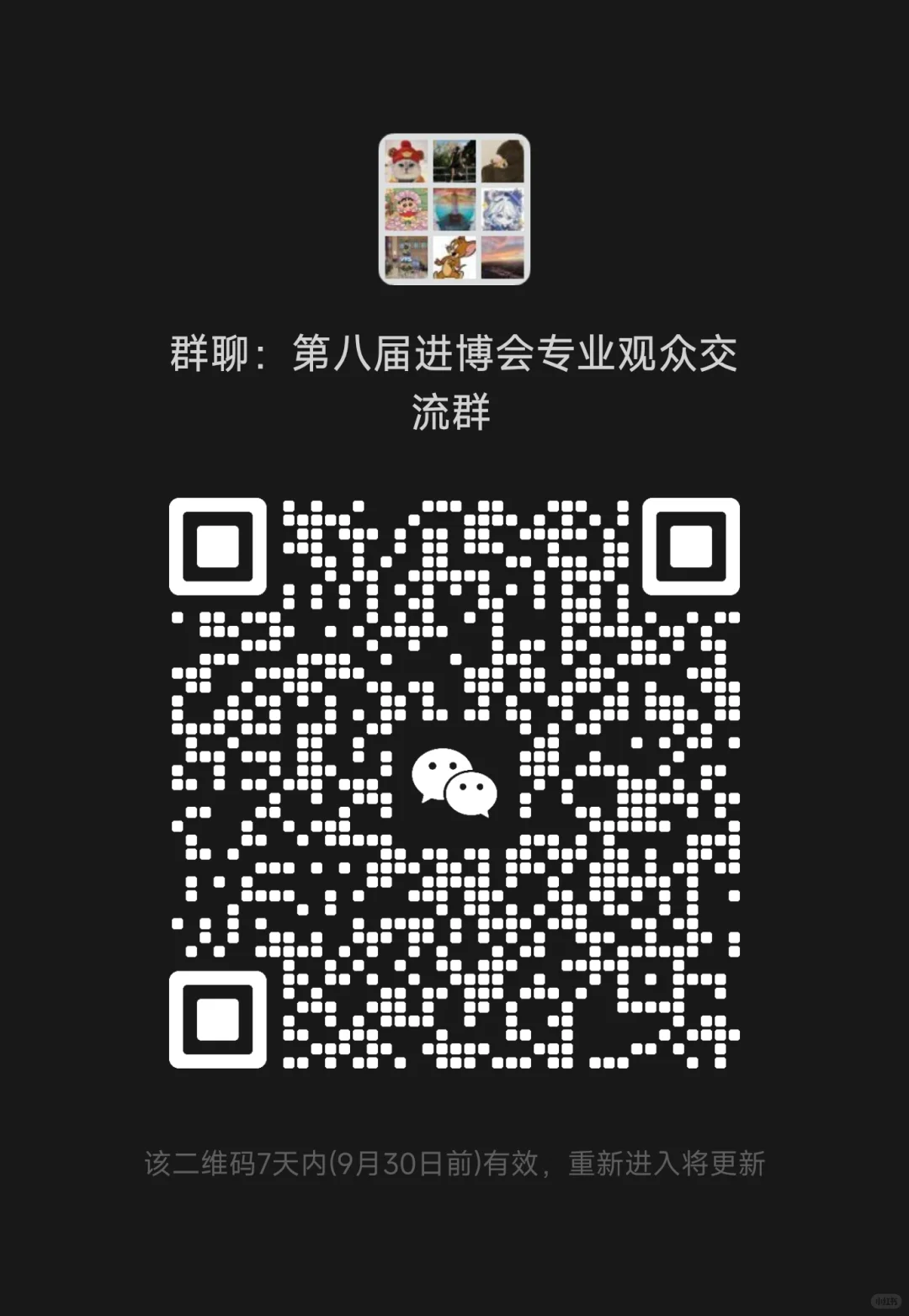 展会见！进博会观众交流流群❗️