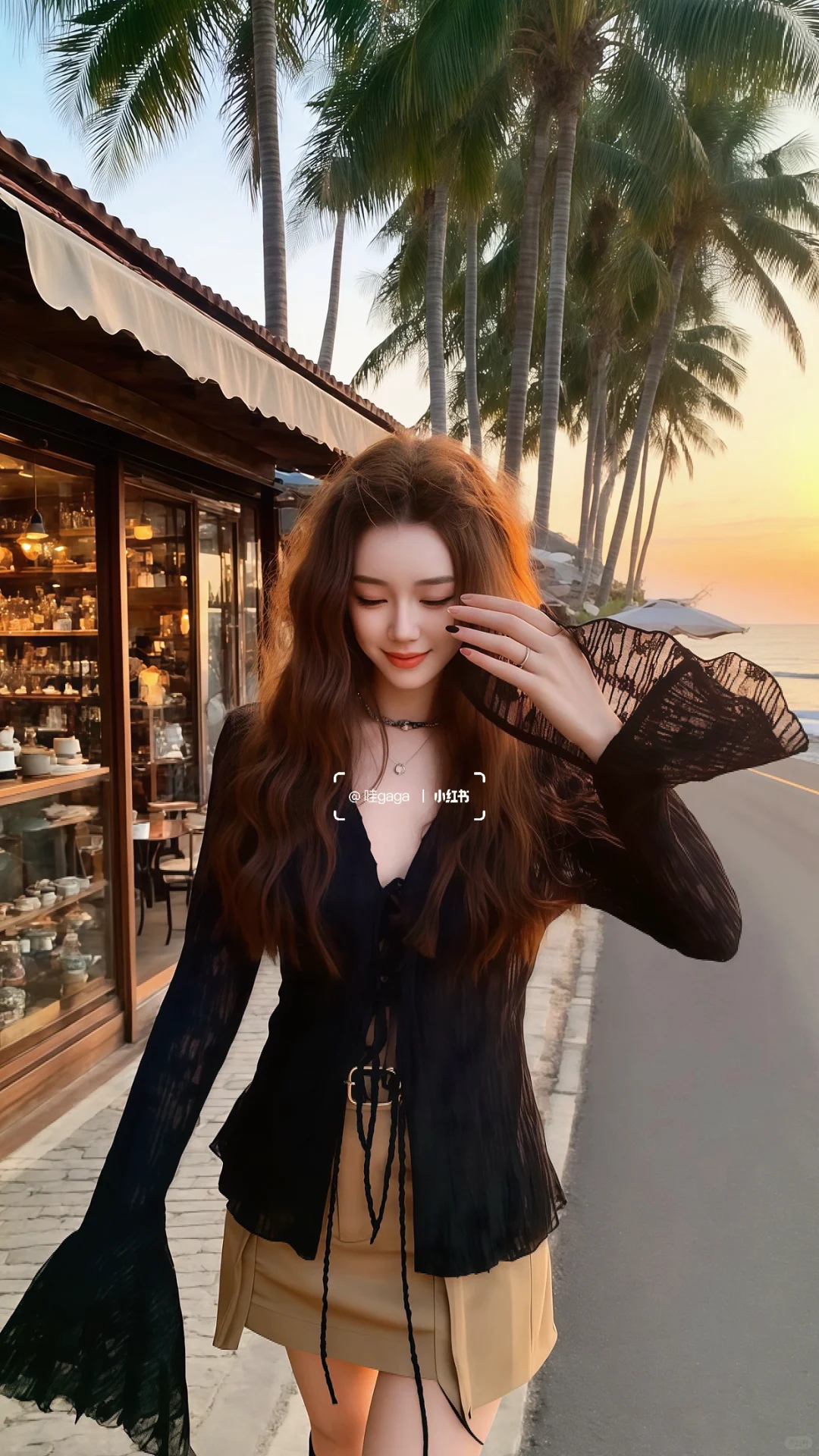 海边日落也太好拍了吧