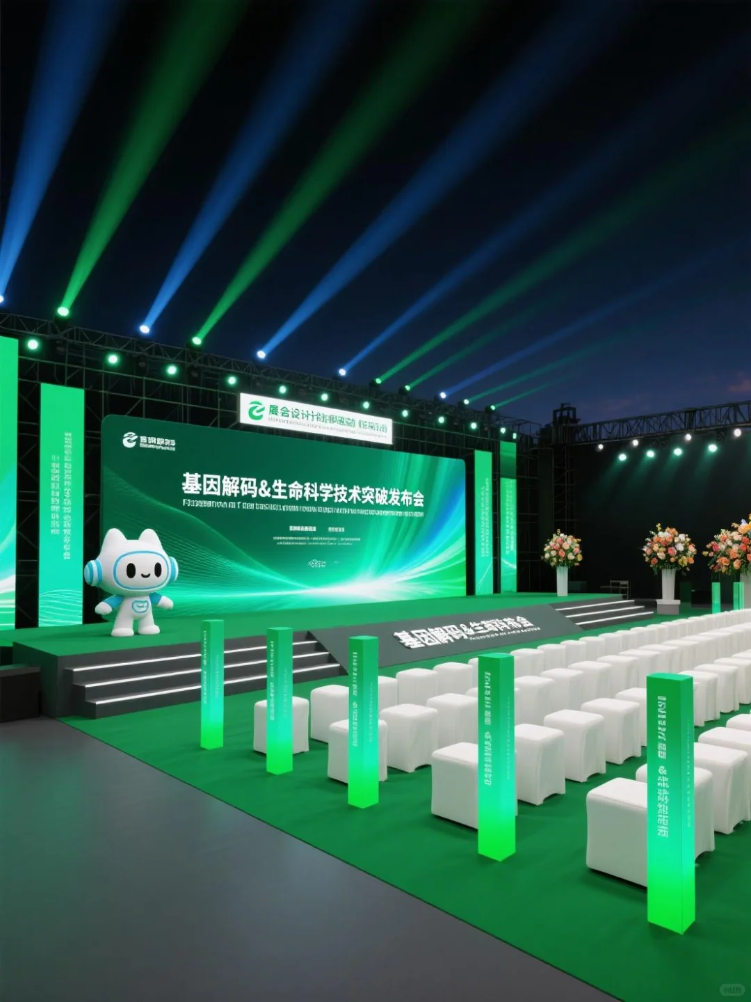 总要办一次很有氛围感的发布会吧?