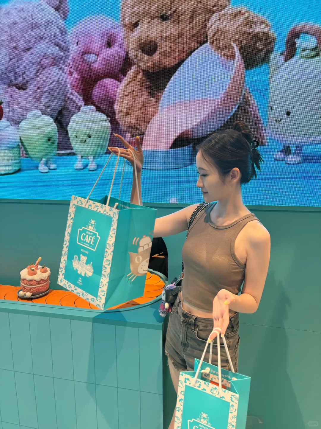 jellycat北京快闪｜桃子蛋糕拿到啦?