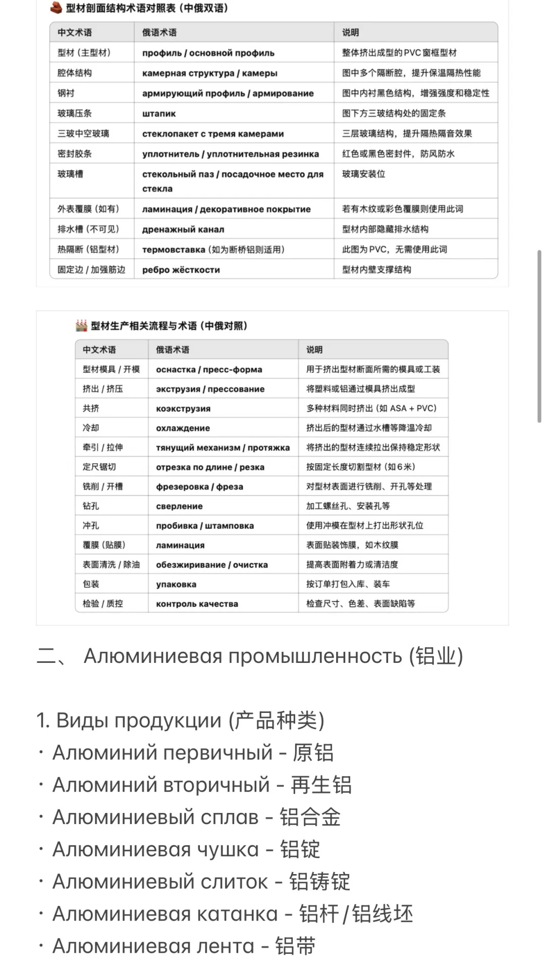 ??俄语展会翻译｜建材展专业词汇一览