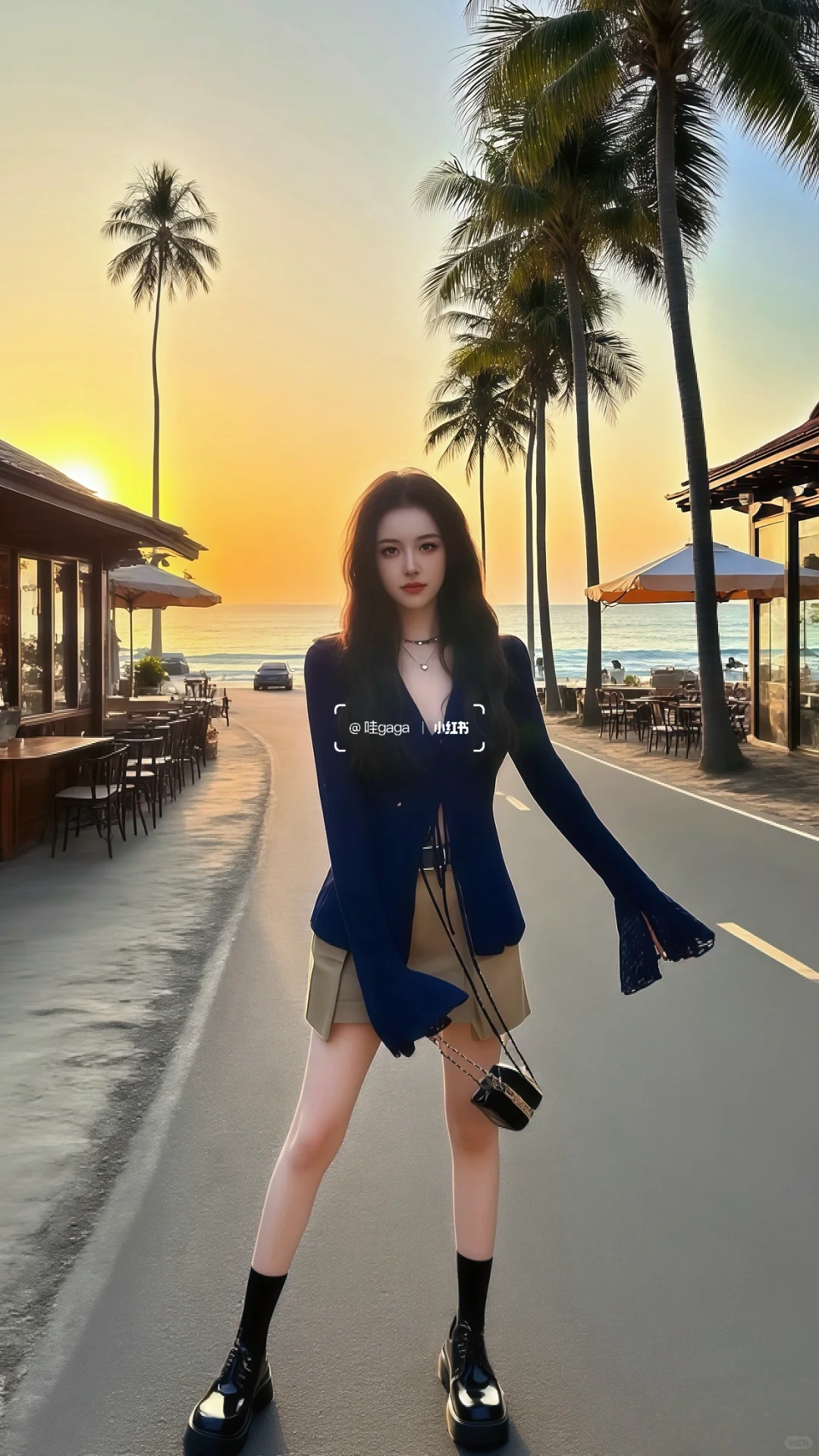 海边日落也太好拍了吧