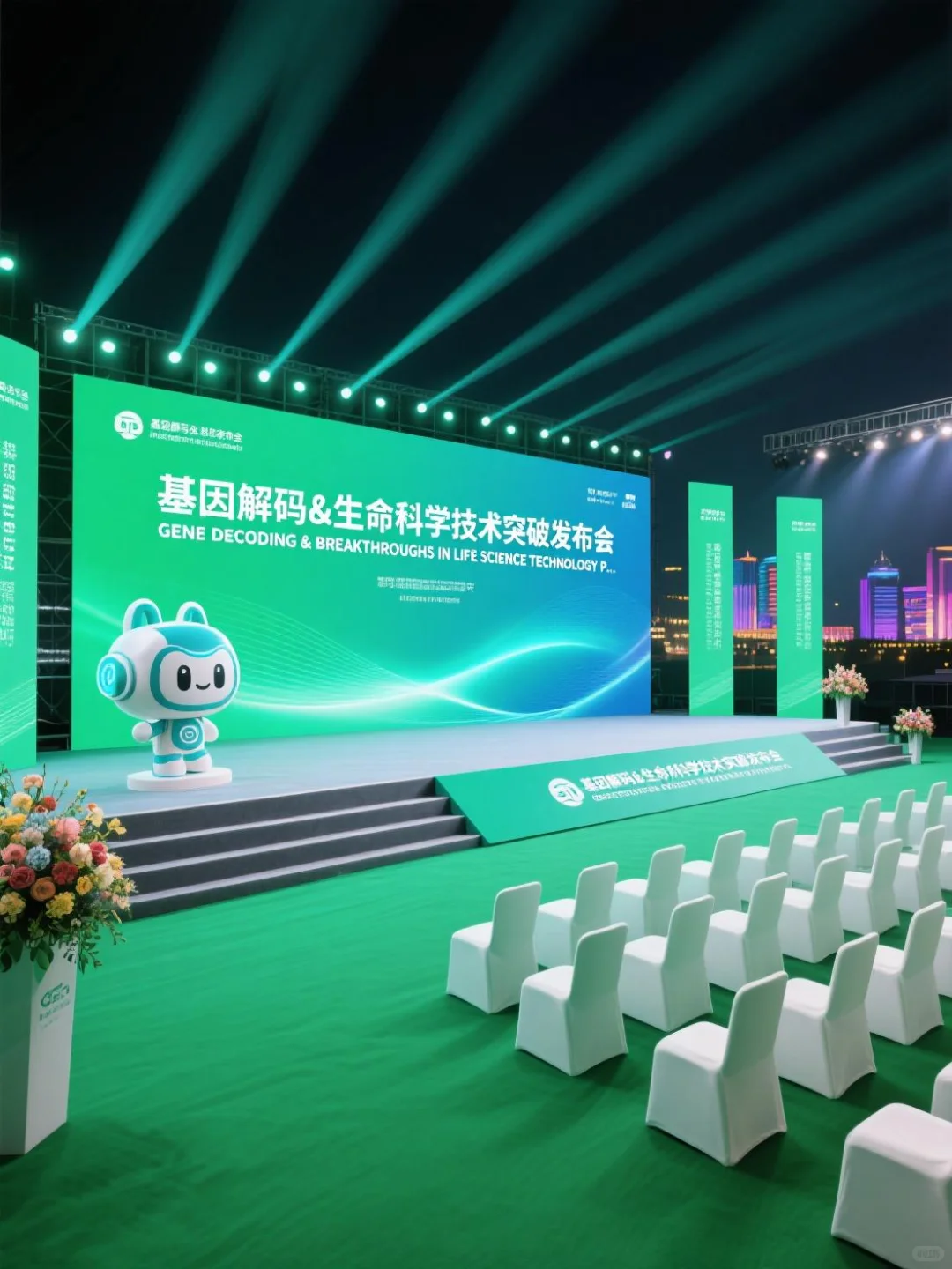 总要办一次很有氛围感的发布会吧?