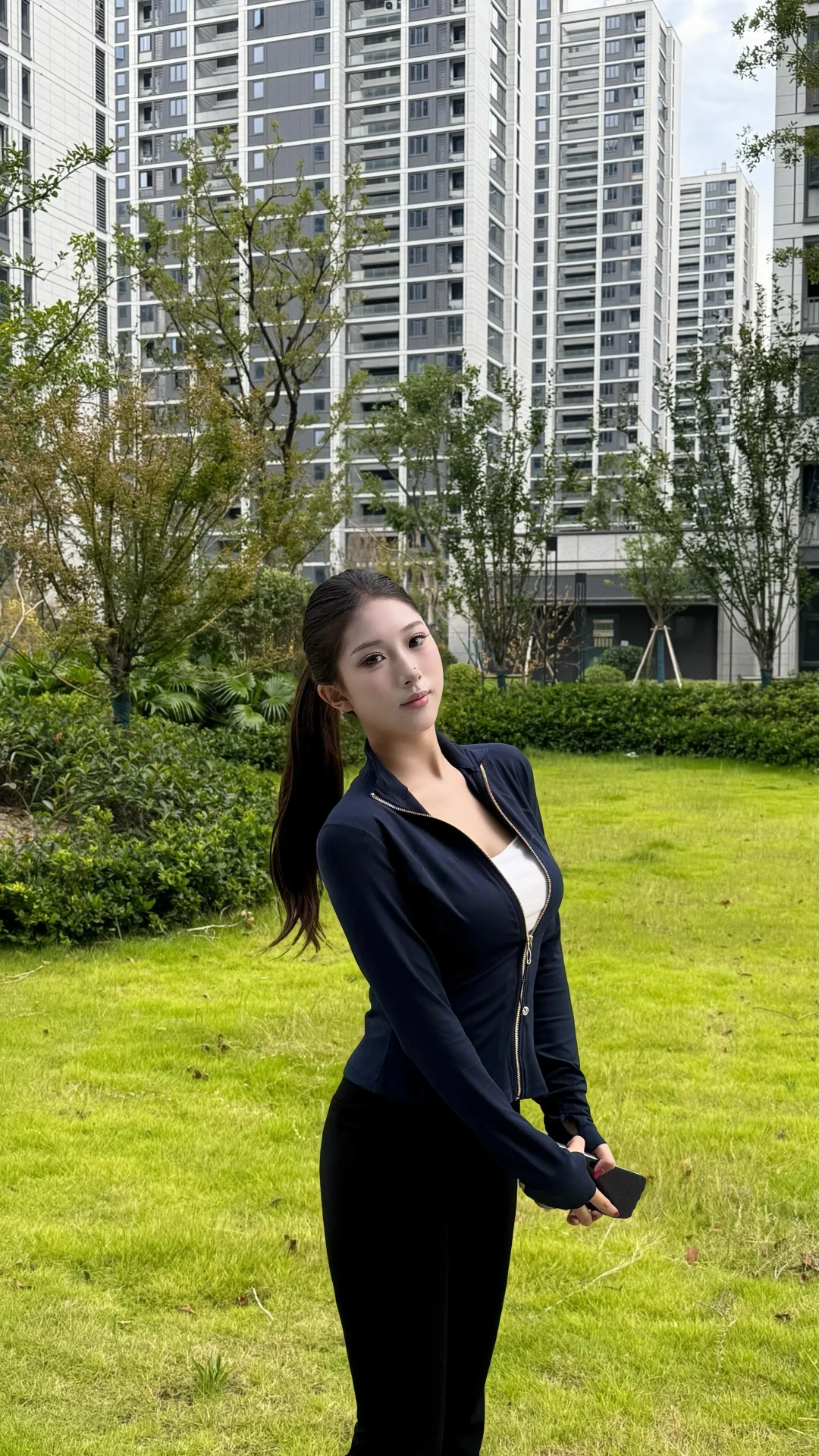 瑜伽服不要太显瘦！