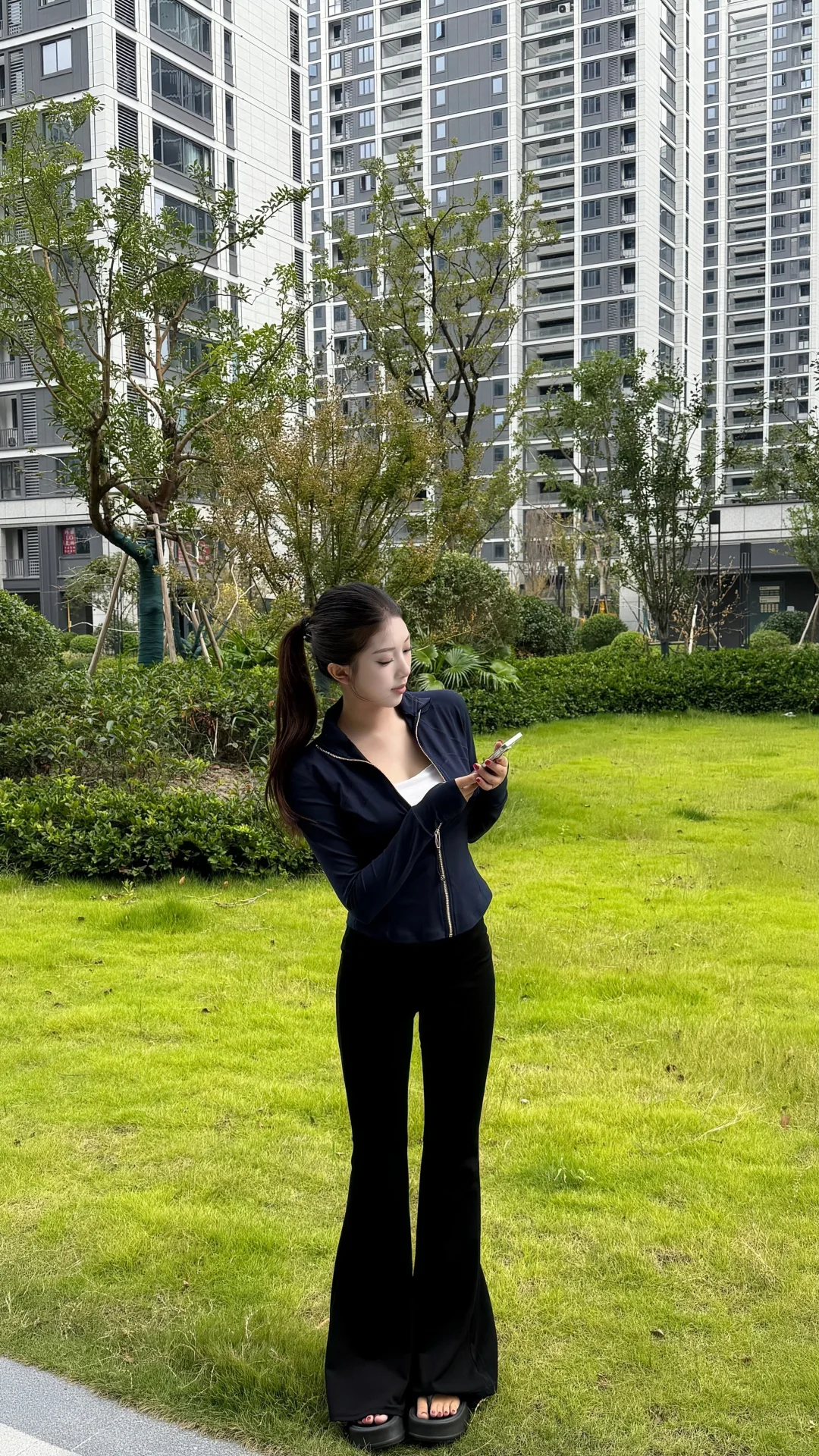 瑜伽服不要太显瘦！