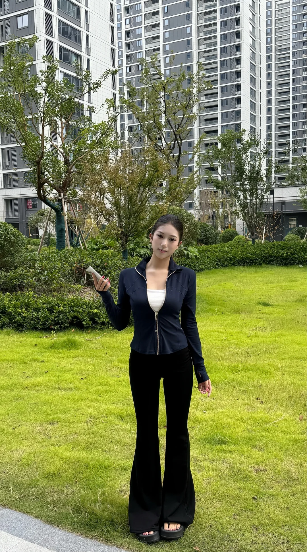 瑜伽服不要太显瘦！