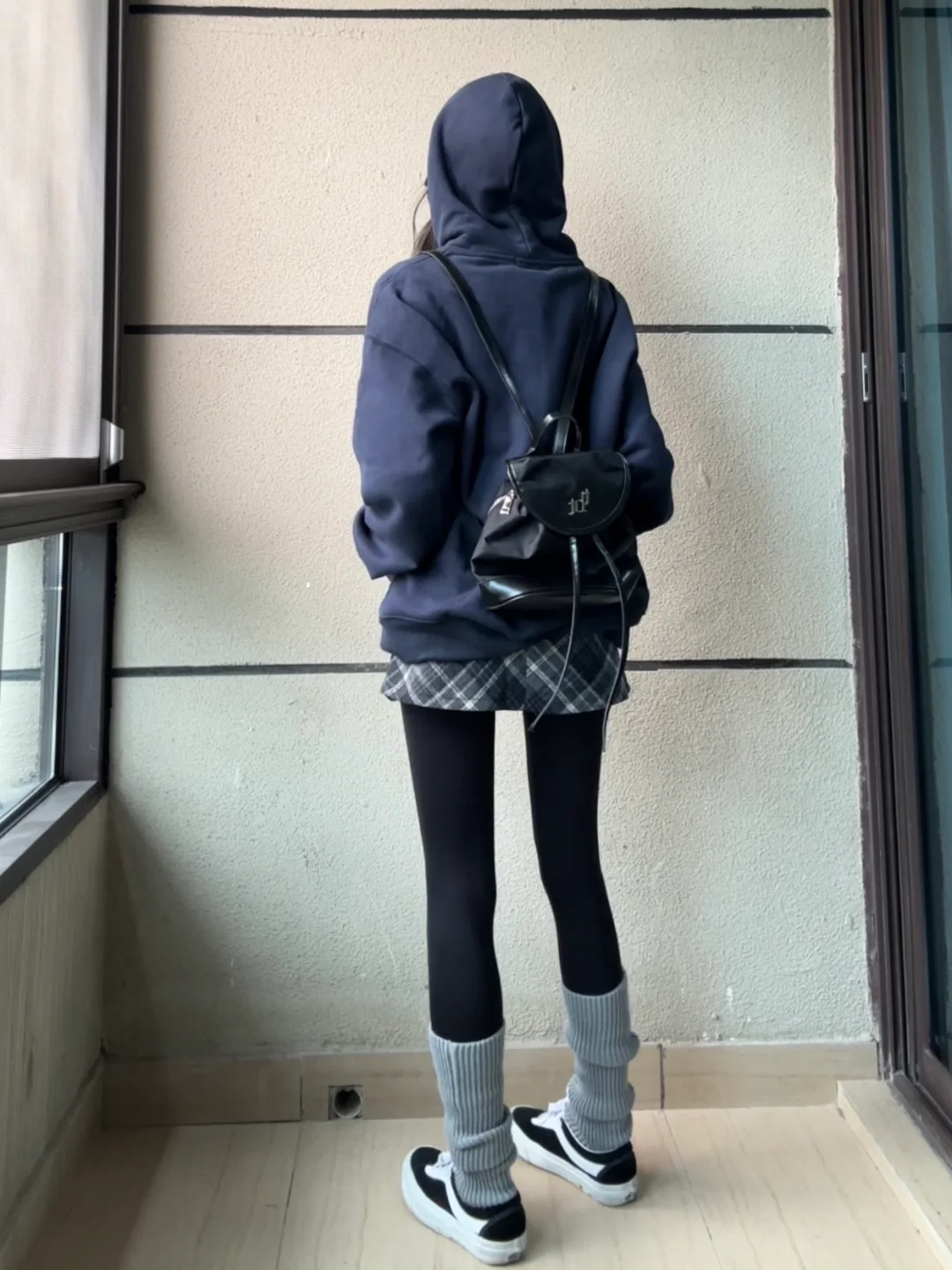 套头卫衣➕瑜伽裤好美高