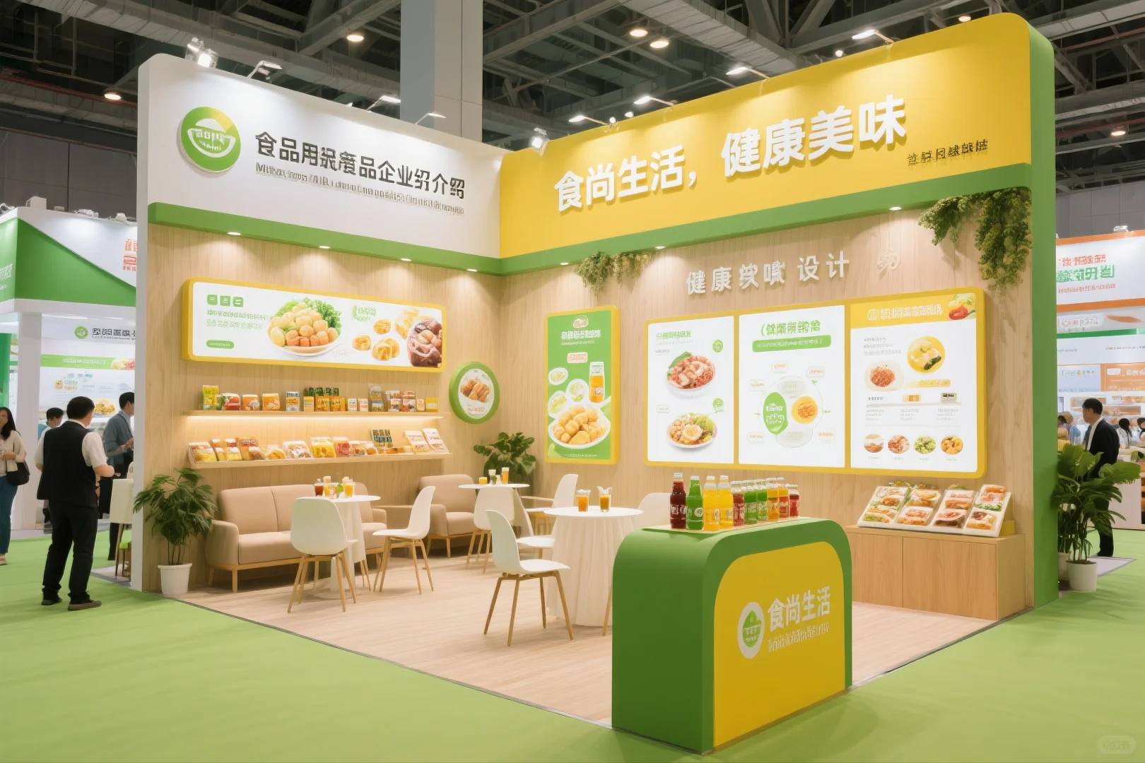 069｜AI-100套展台案例｜食品与饮料行业