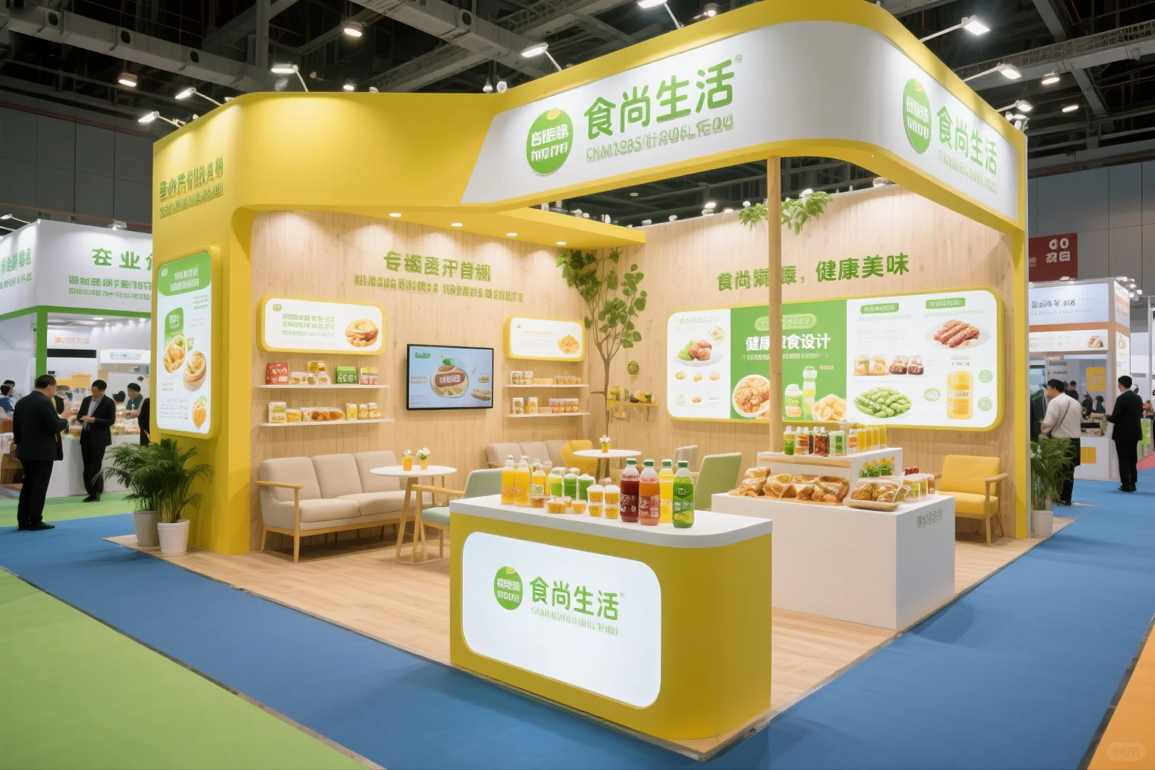 069｜AI-100套展台案例｜食品与饮料行业
