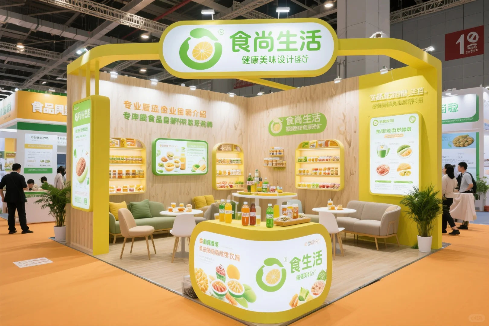 069｜AI-100套展台案例｜食品与饮料行业