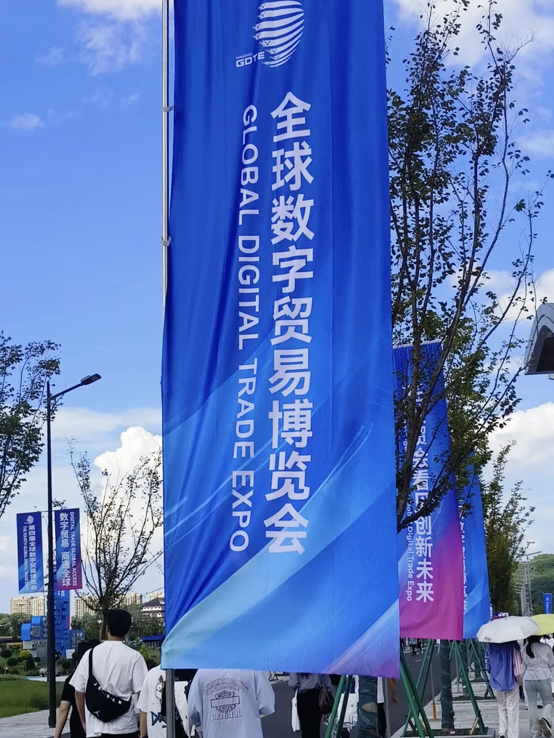 今天！我在全球数字贸易博览会！