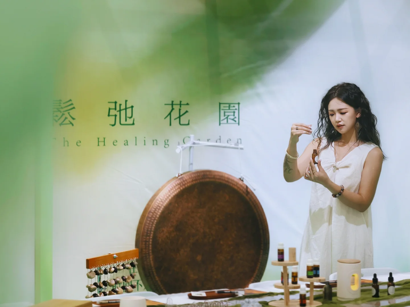 那天，我們在廣州療癒展裡種下一座治癒花園