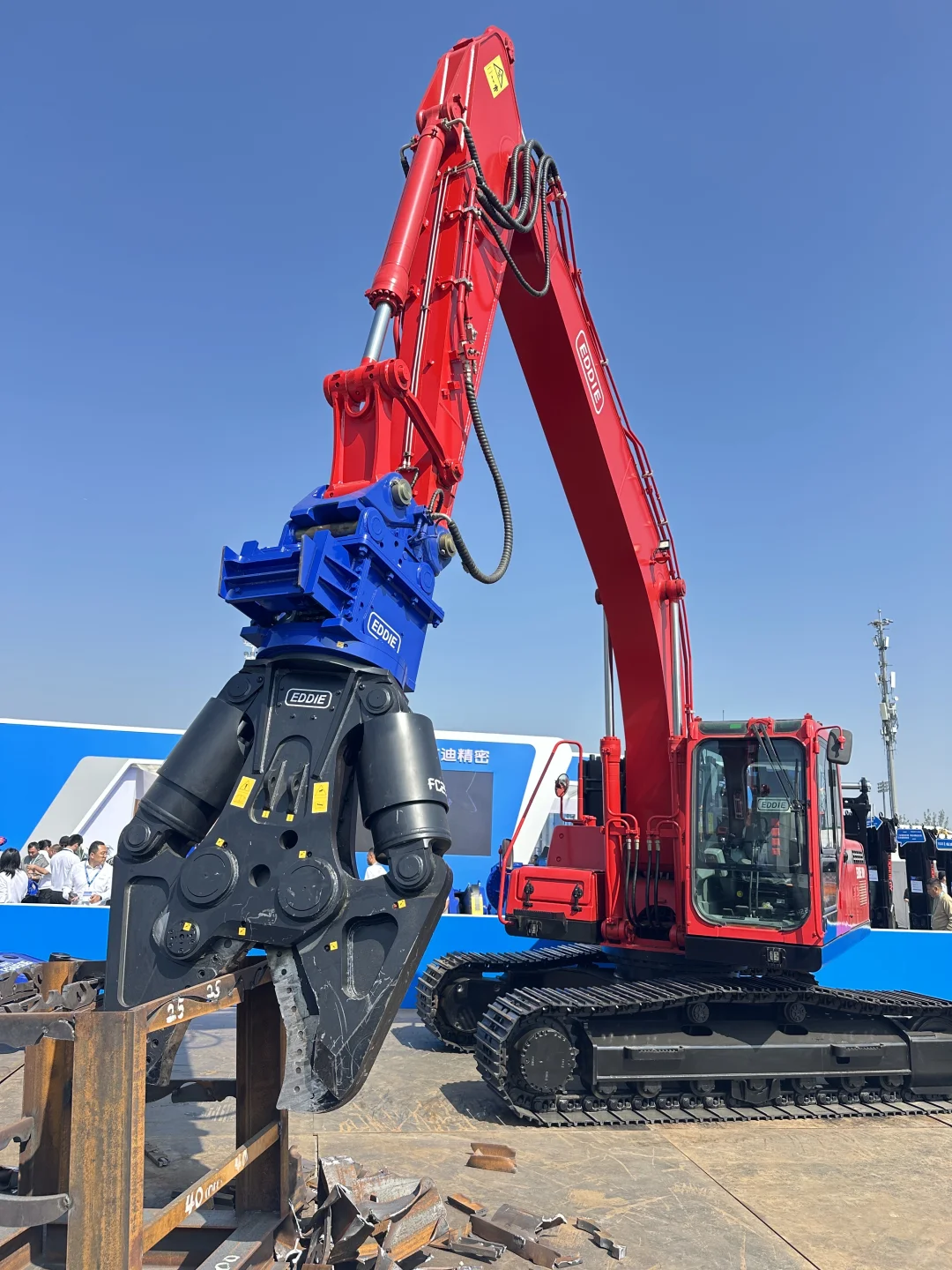 去机械展，其实很方便❗️爱挖机的孩子们冲