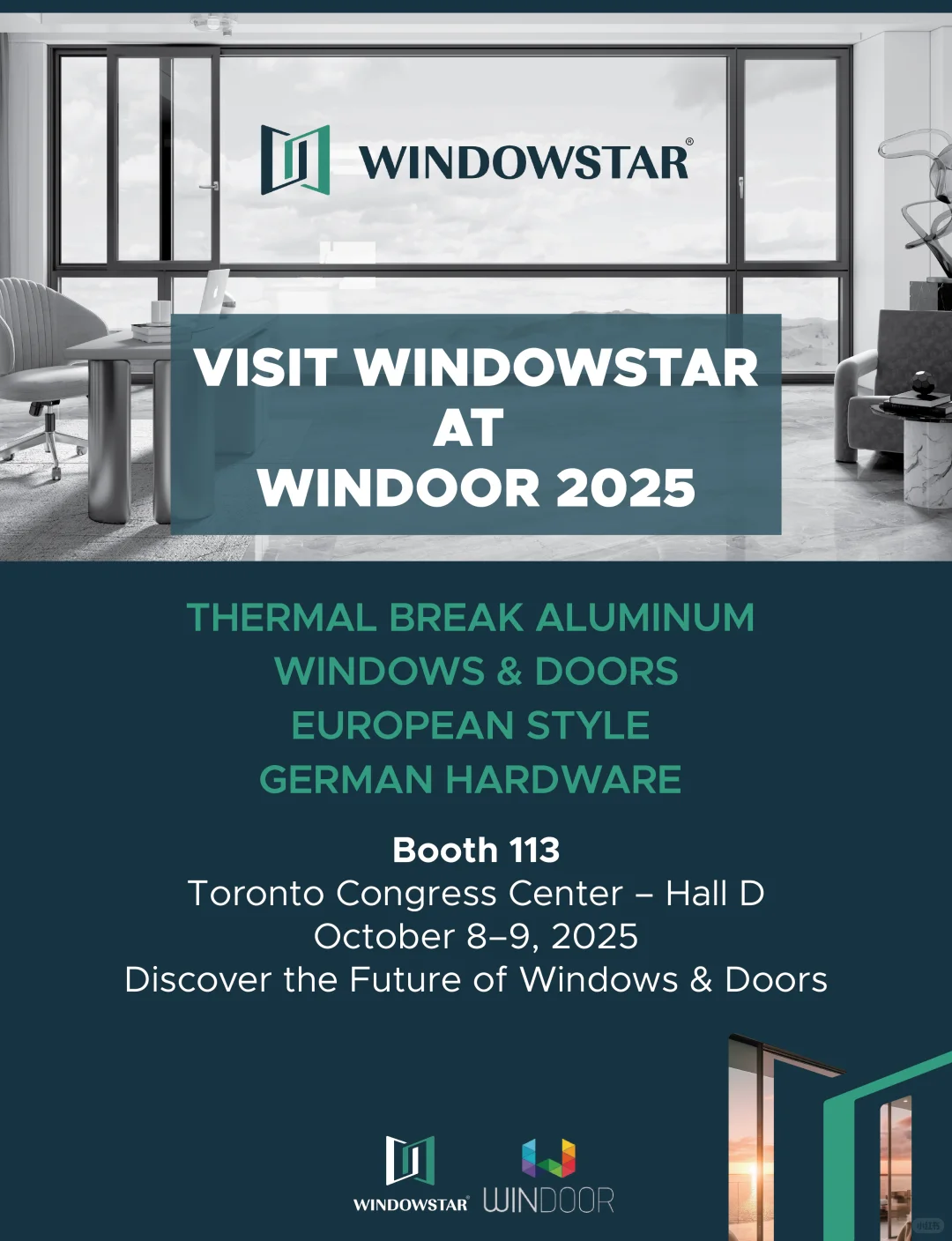 ✨ 我们来啦！WinDoor 2025 展会见！
