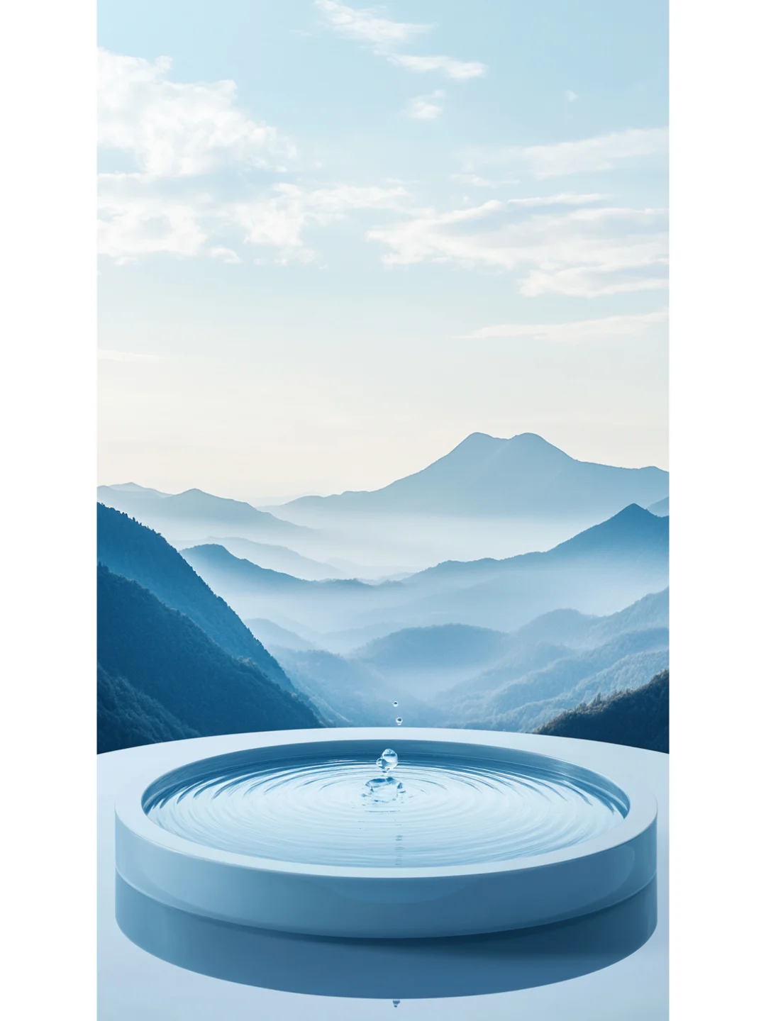 蓝色系 | 电商展台背景分享