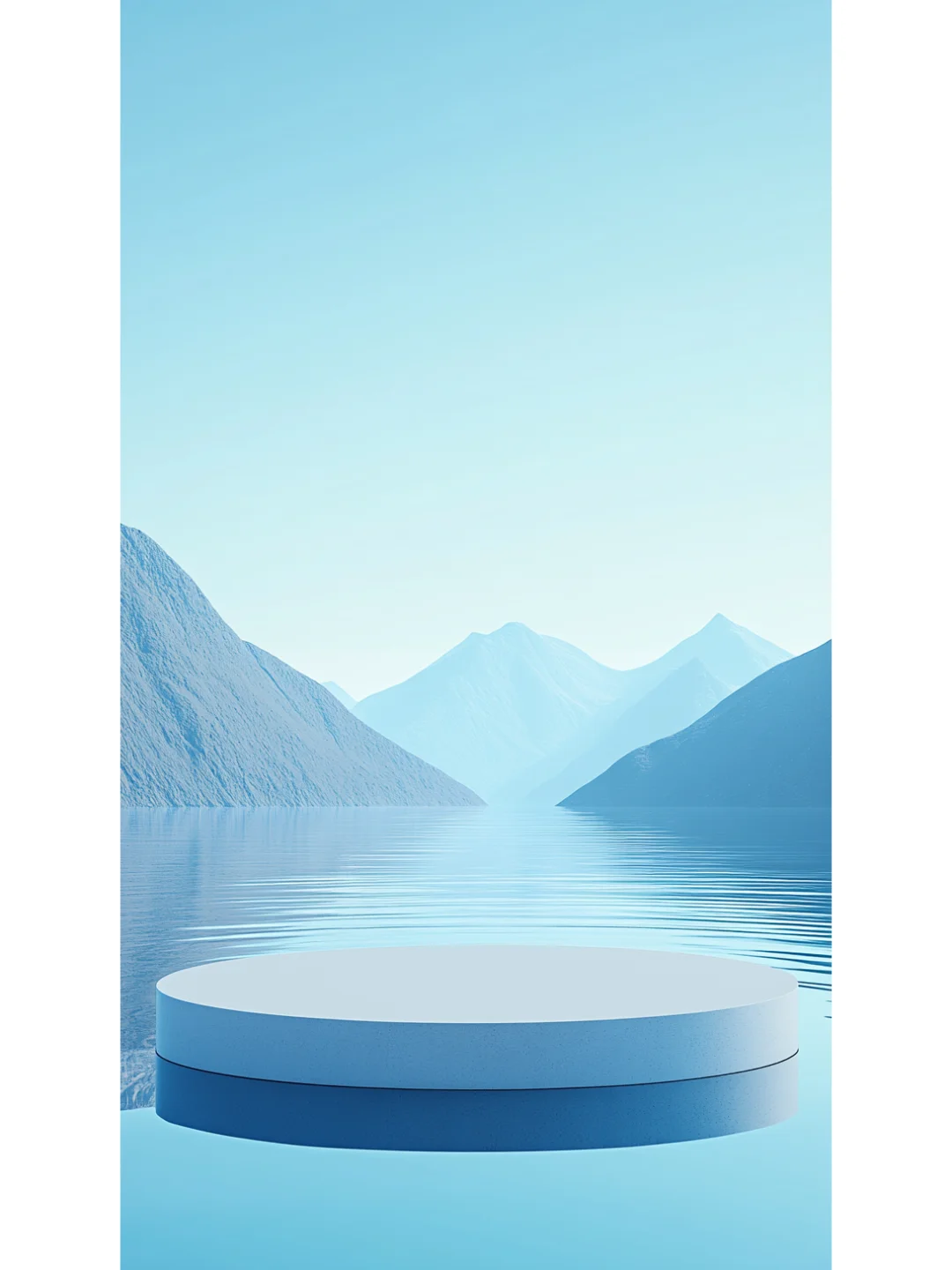 蓝色系 | 电商展台背景分享