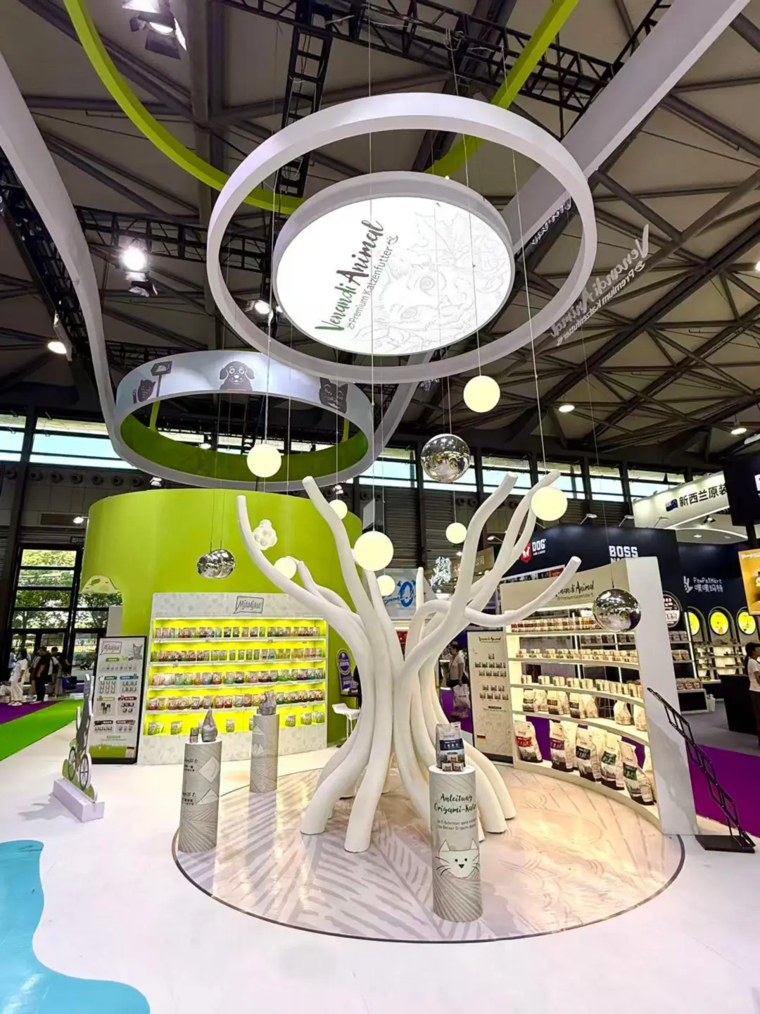 亚宠展宠物展台设计~宠物友好空中花园