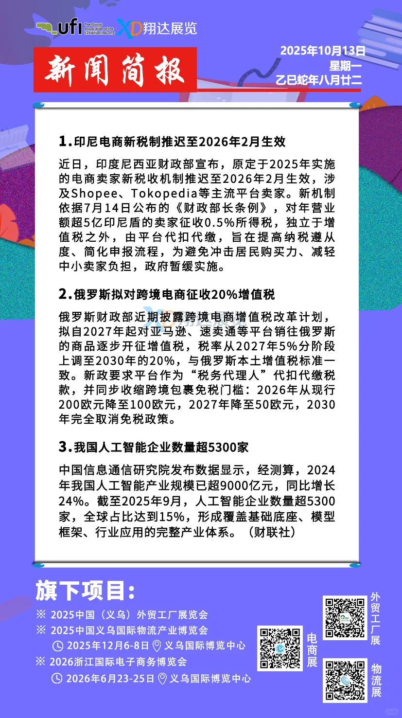 ?跨境电商和AI行业最新动态速看！