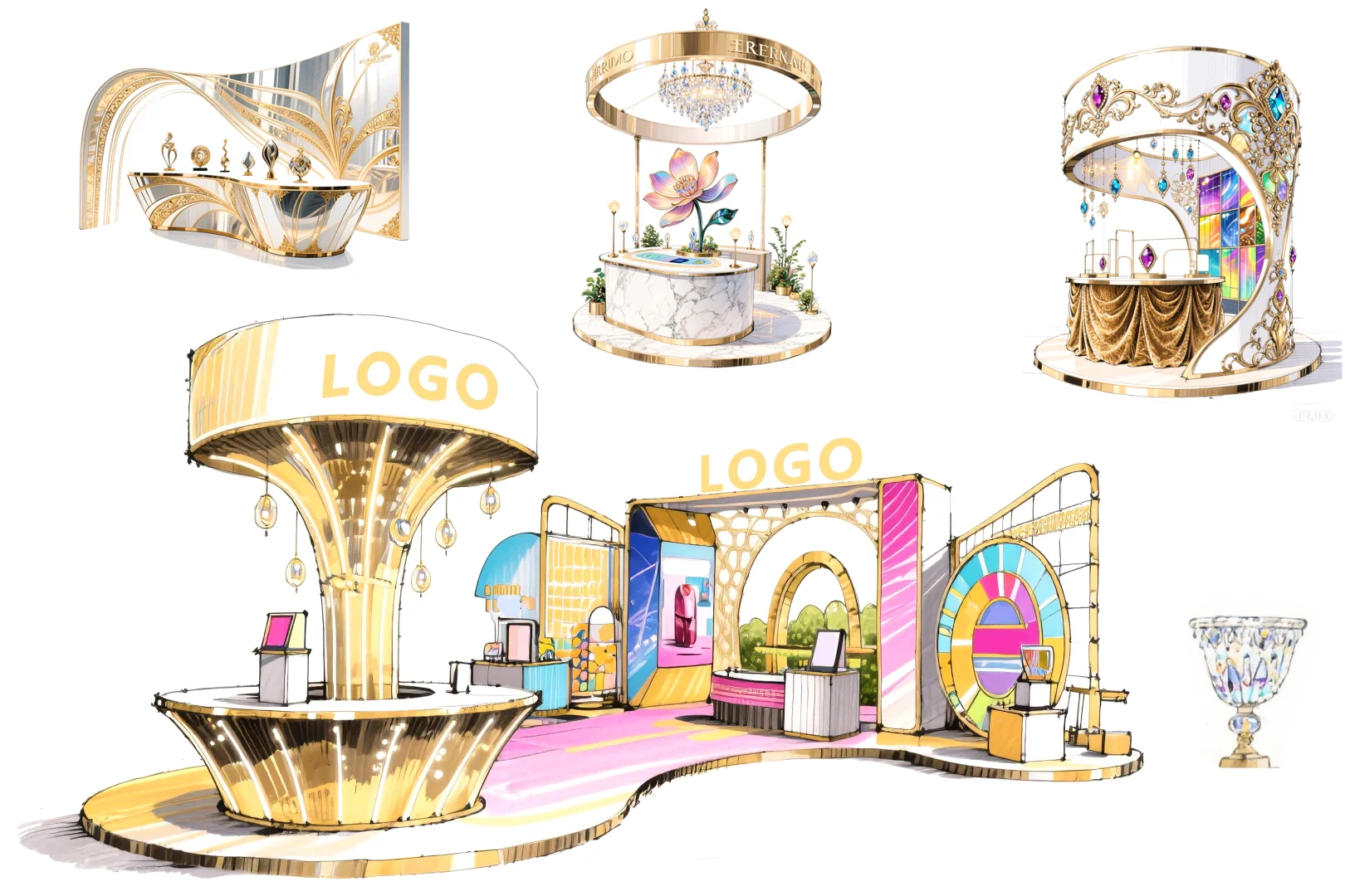 奢华展厅 诠释品牌格调