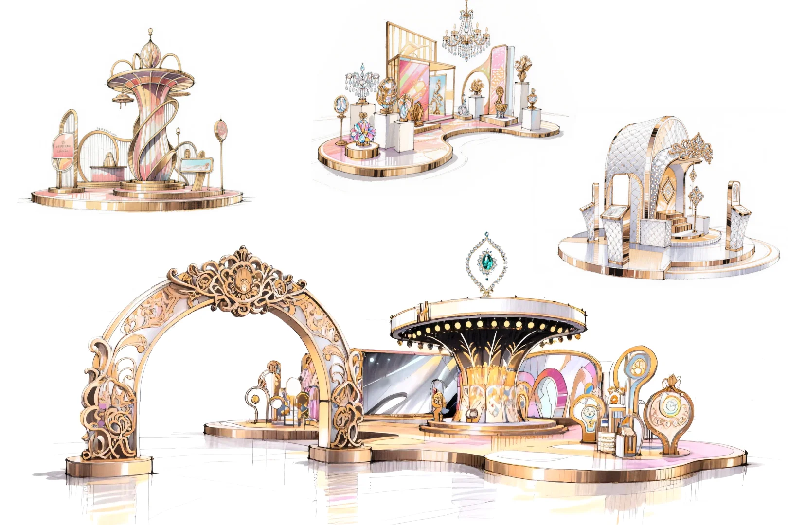 奢华展厅 诠释品牌格调