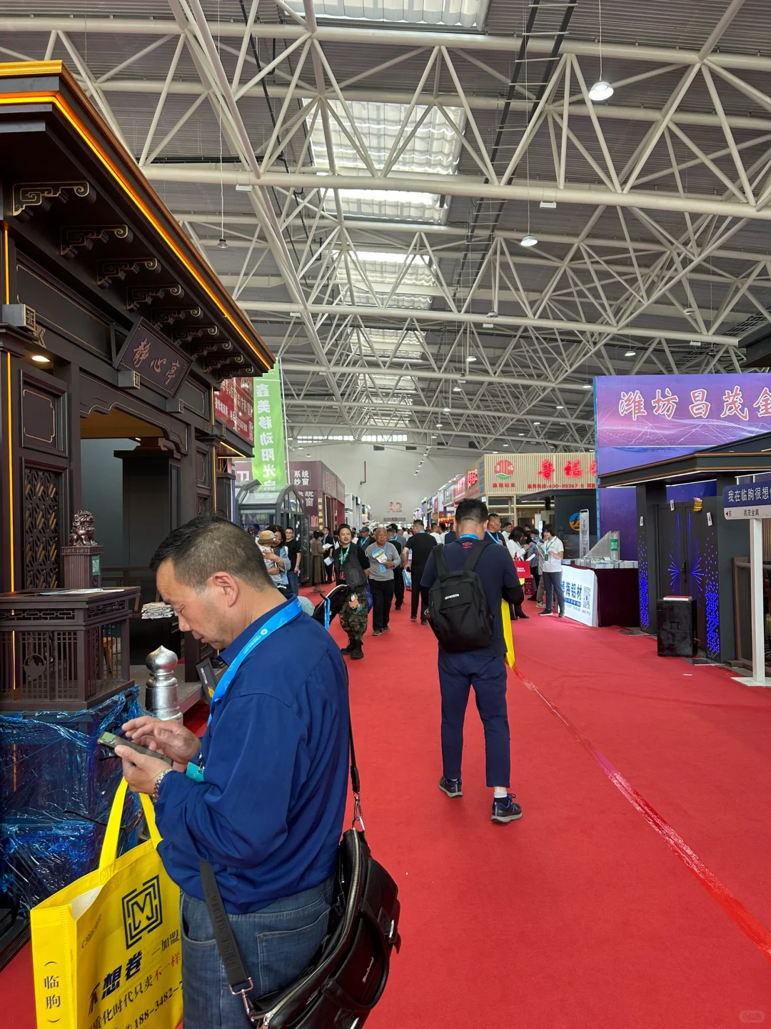 山东临朐门窗展会现场