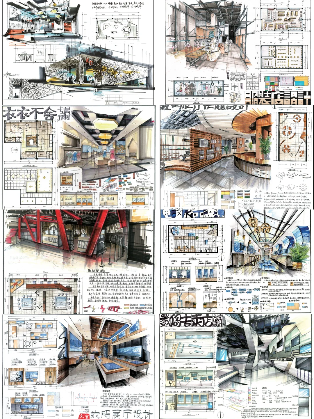 26环境艺术设计考研室内快题设计