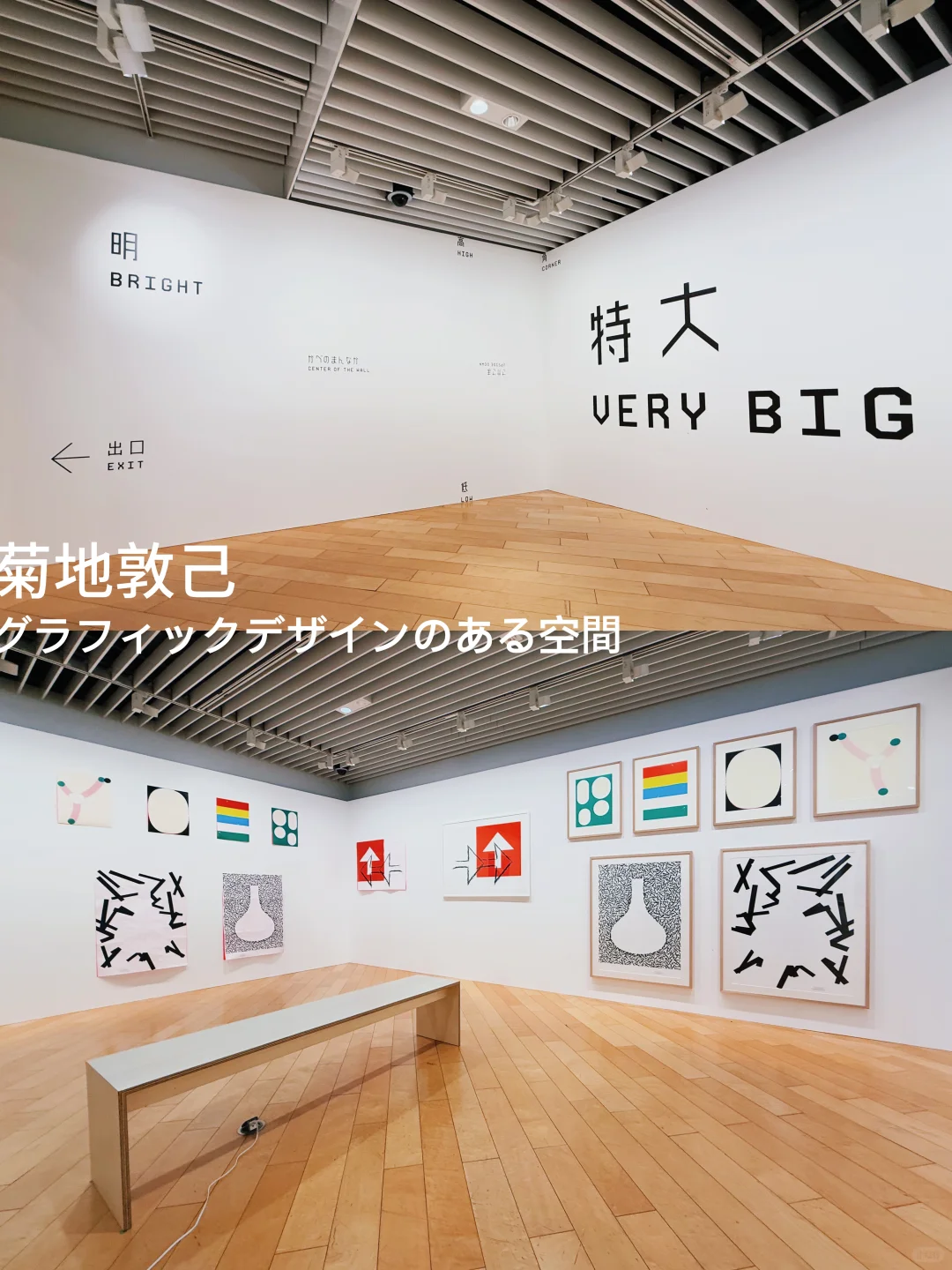 展览现场|菊地敦己:空间中的图形?