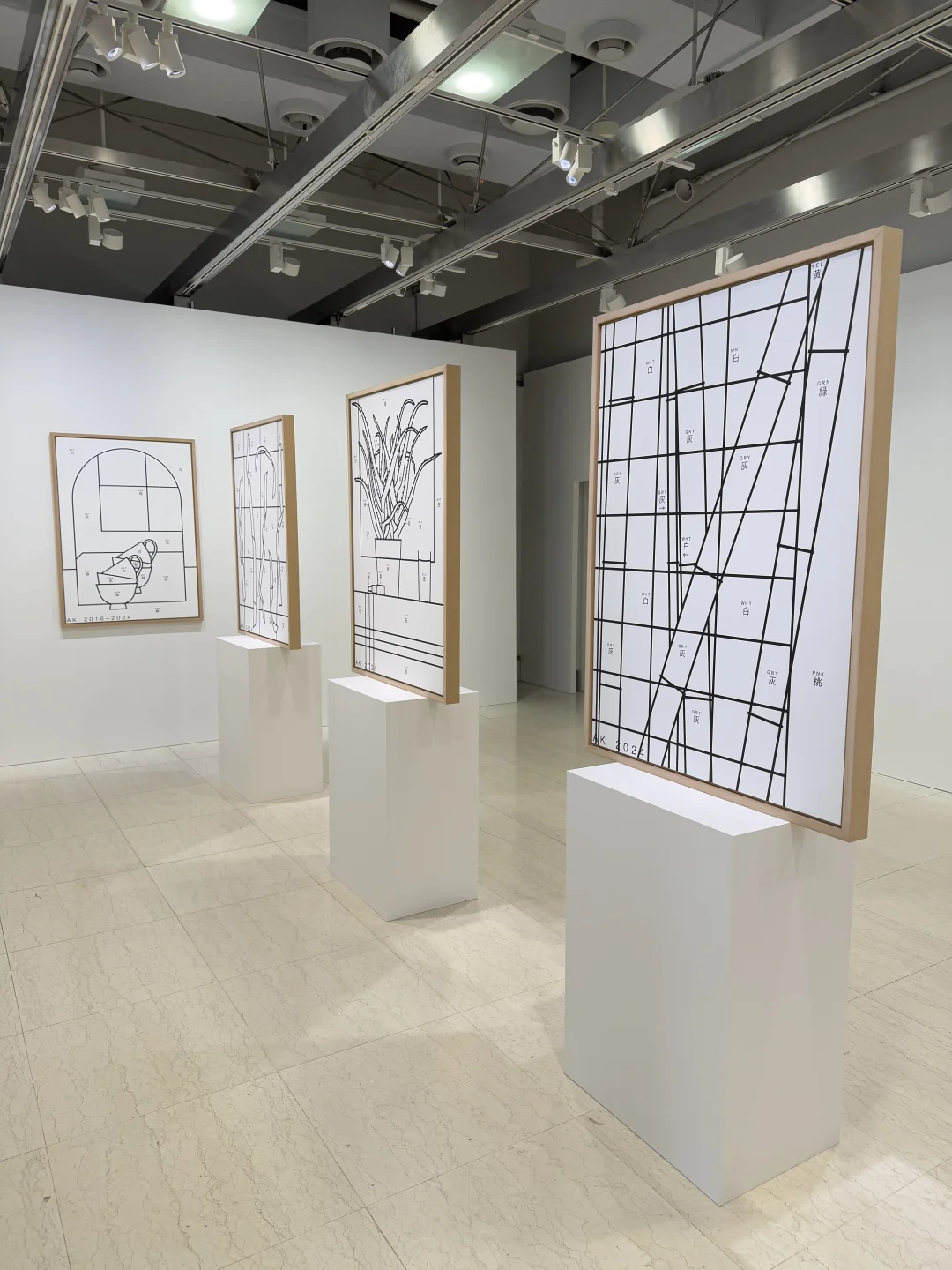 展览现场|菊地敦己:空间中的图形?