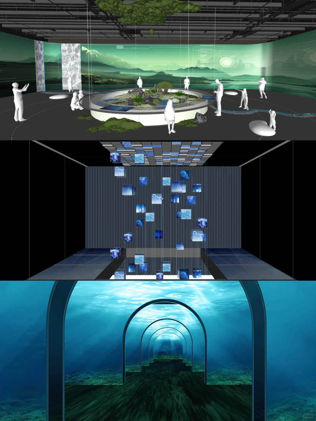 SU|有设计感沉浸式展厅概念展览馆(十八·上)