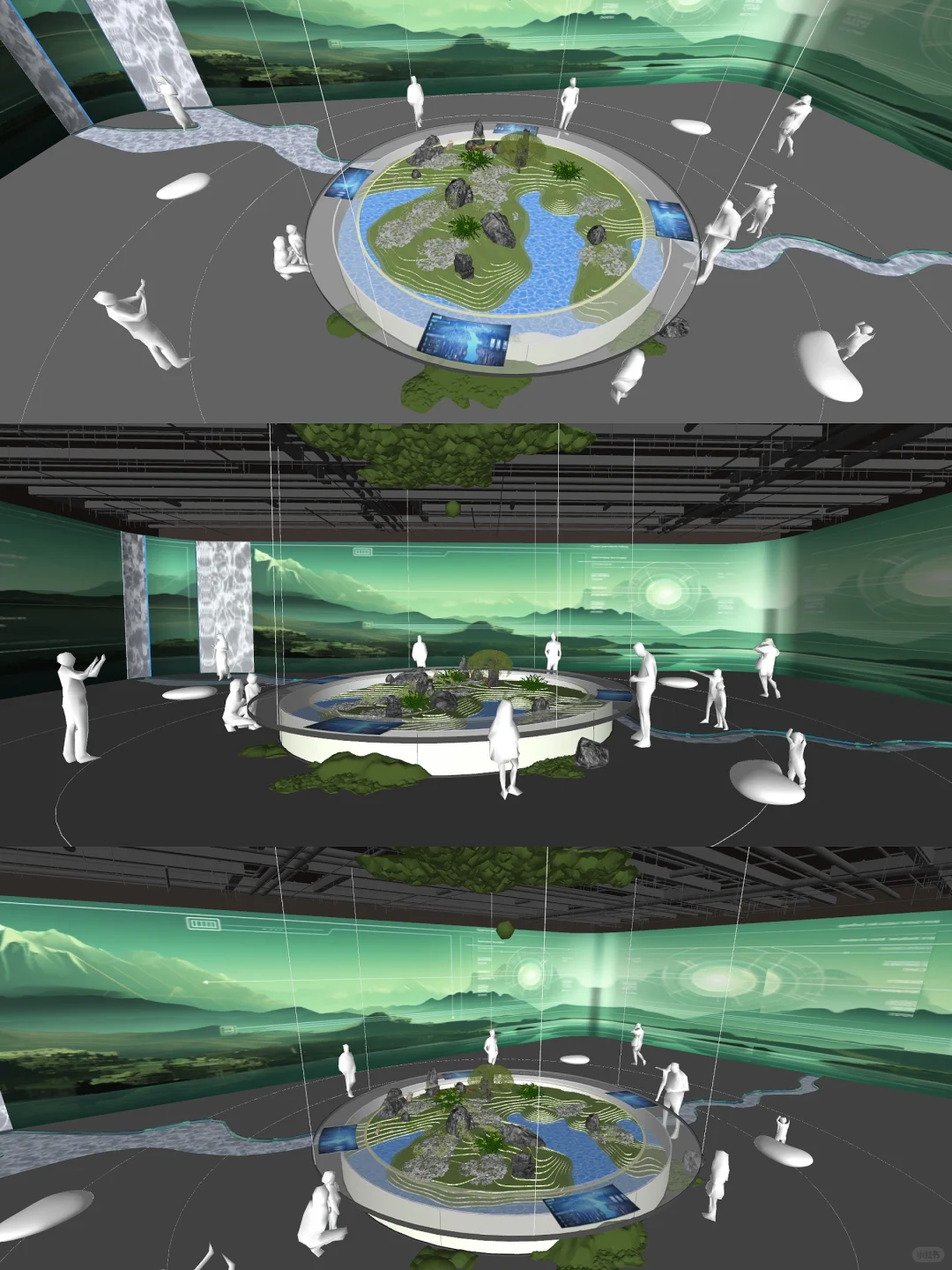 SU|有设计感沉浸式展厅概念展览馆(十八·上)