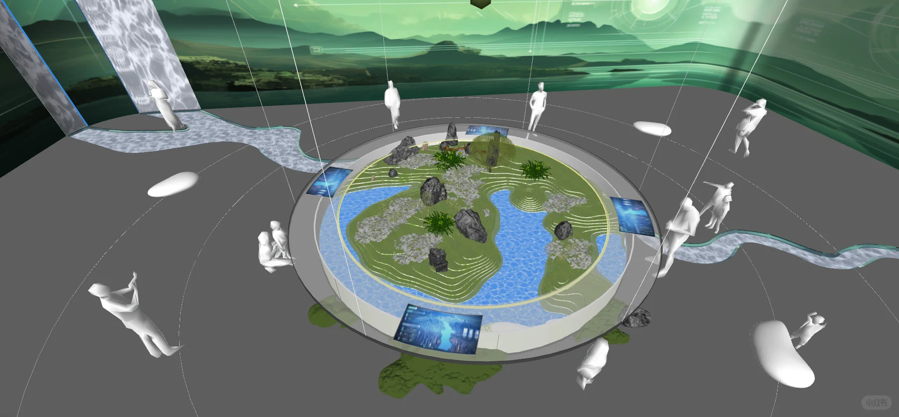 SU|有设计感沉浸式展厅概念展览馆(十八·上)