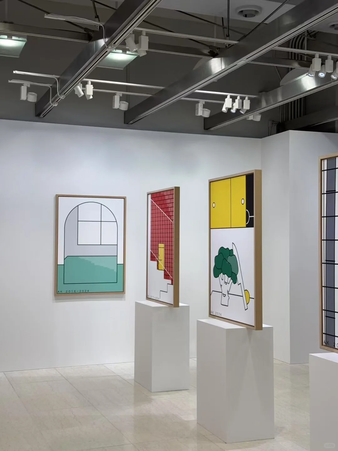 展览现场|菊地敦己:空间中的图形?