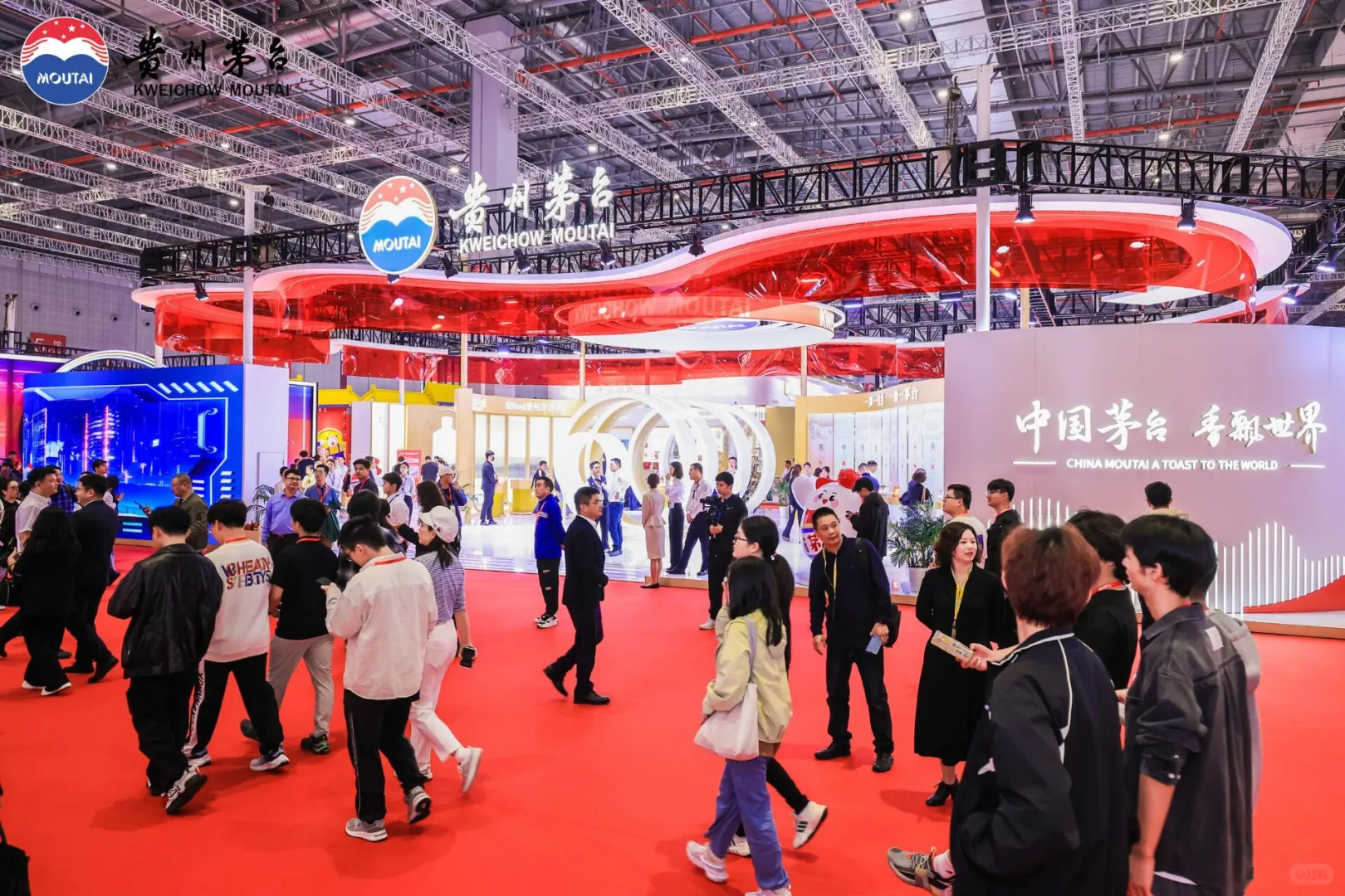 国际酒业博览会，茅台展台?品牌美陈