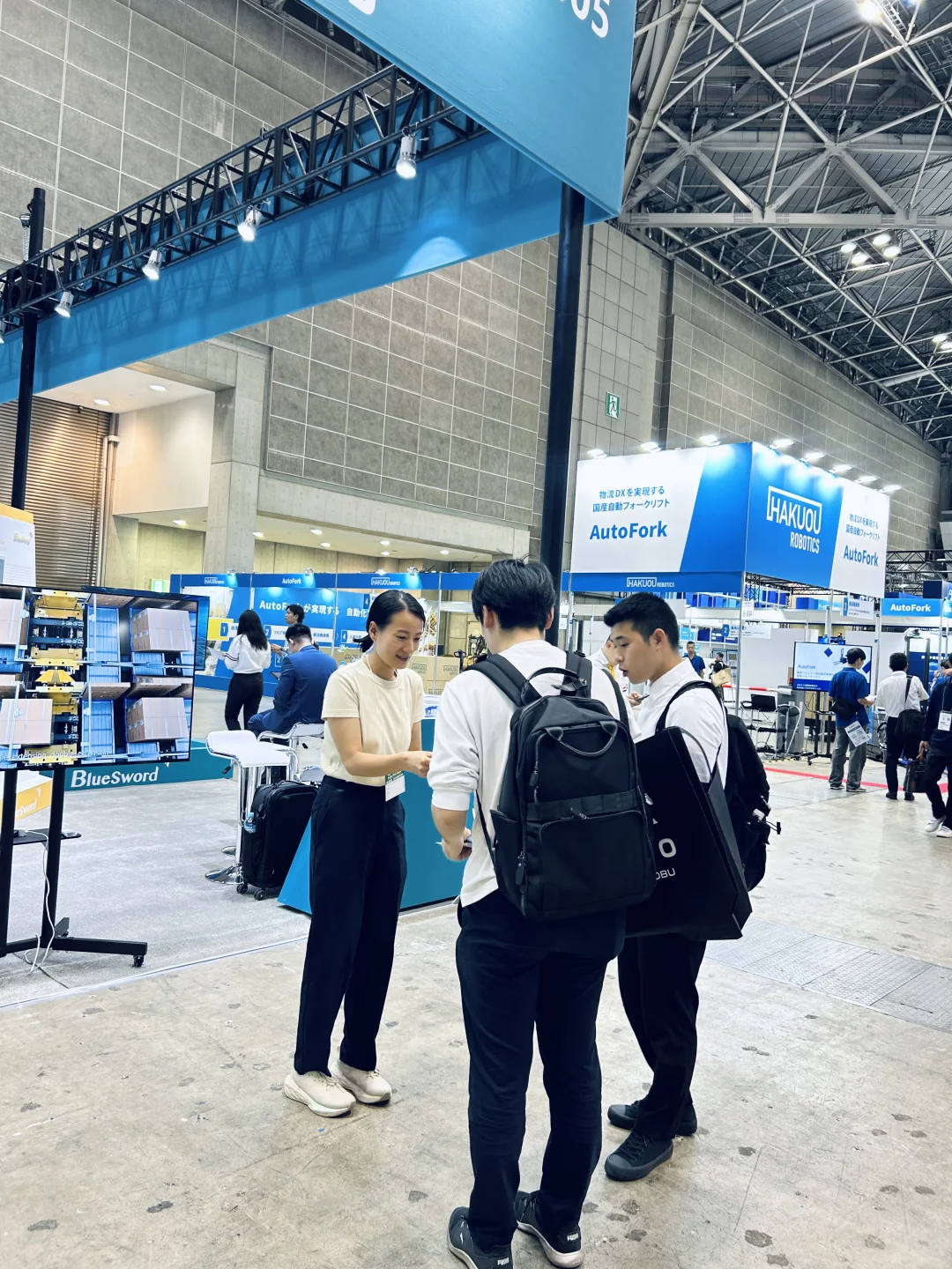 日本物流展翻译第一天