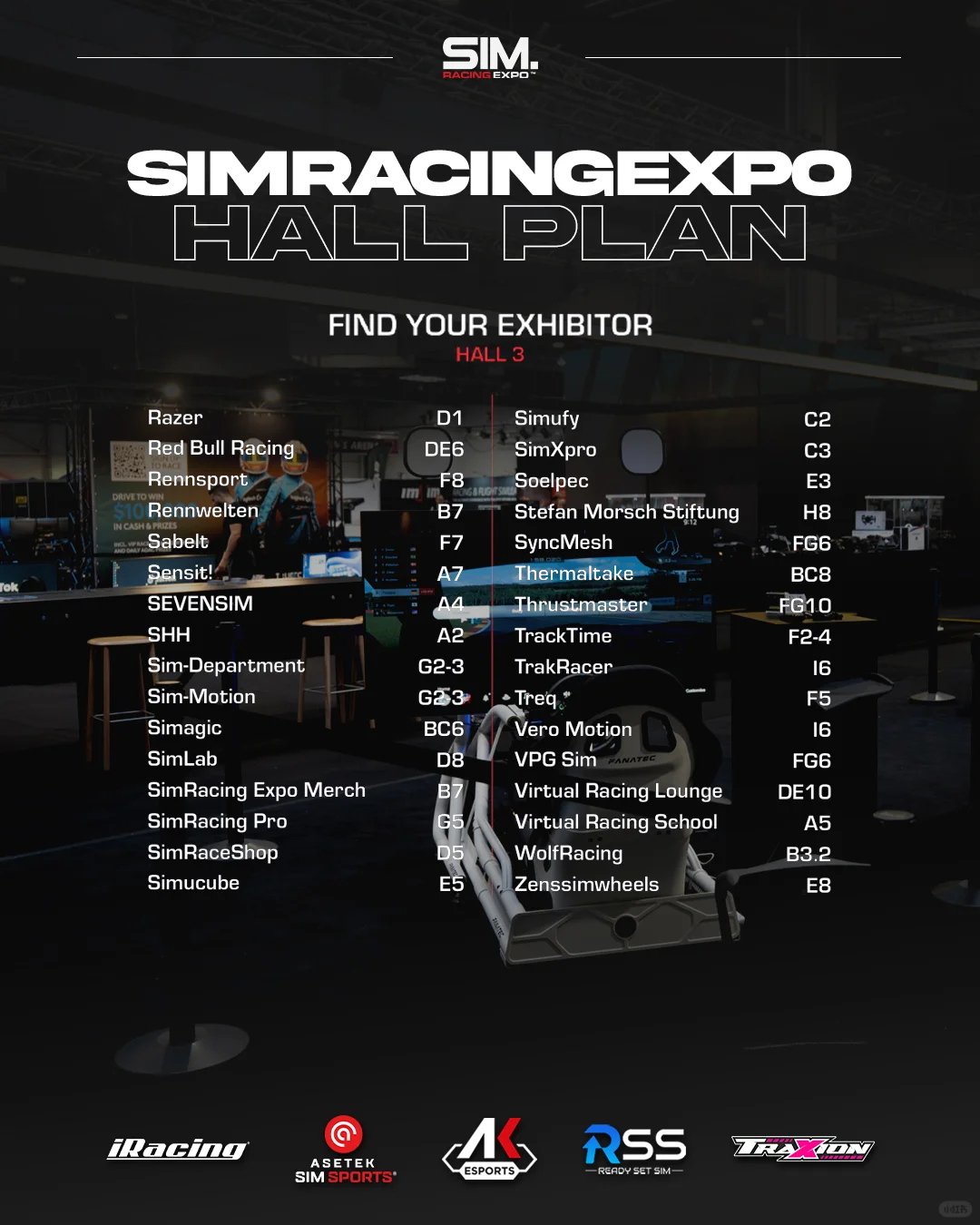 SimRacing Expo模拟赛车博览会 10月17-19日