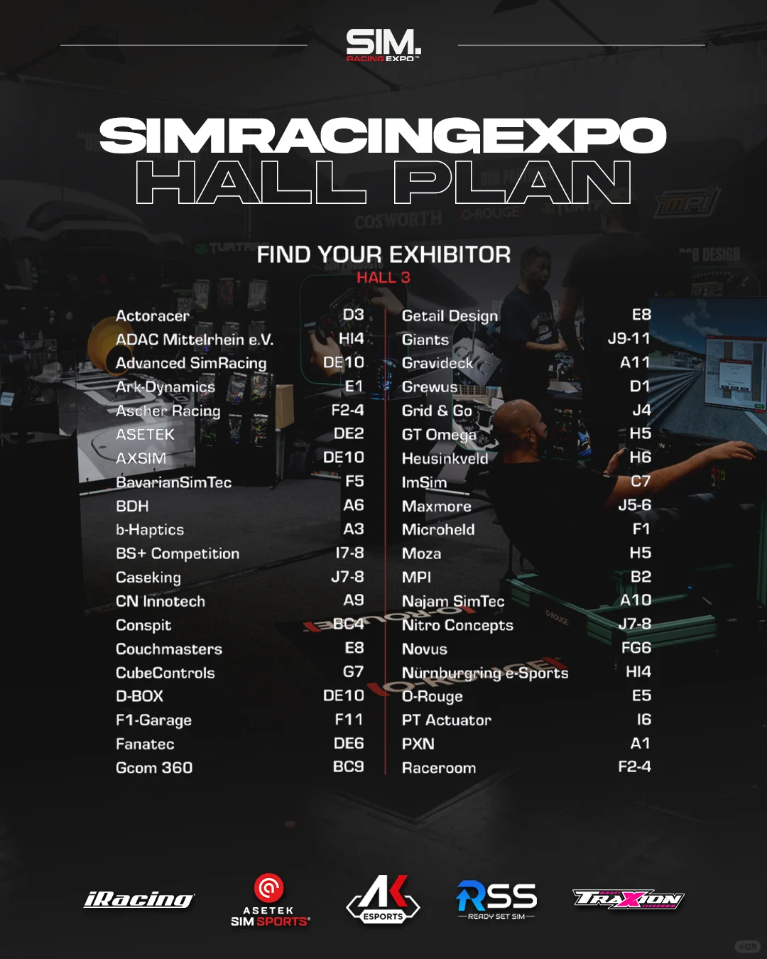 SimRacing Expo模拟赛车博览会 10月17-19日