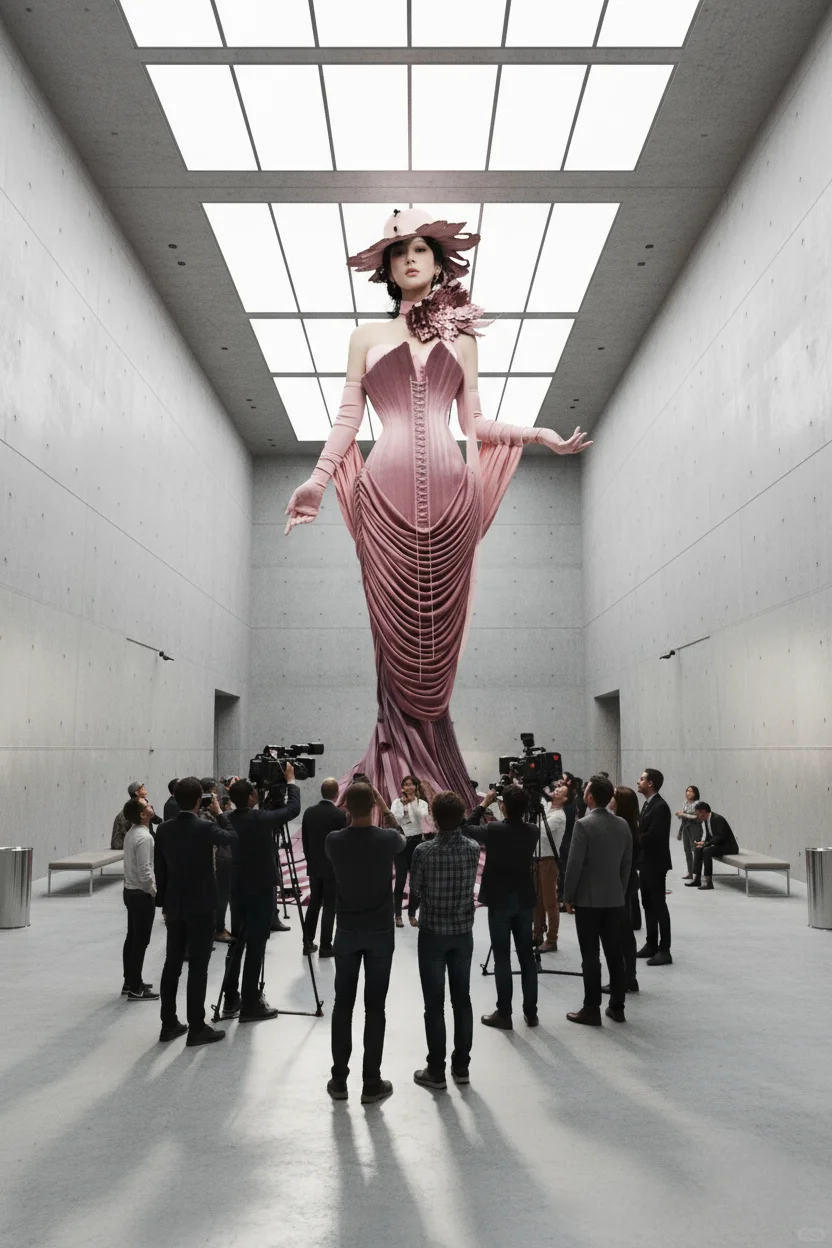 女明星们的巨型艺术展！！！( AI )版