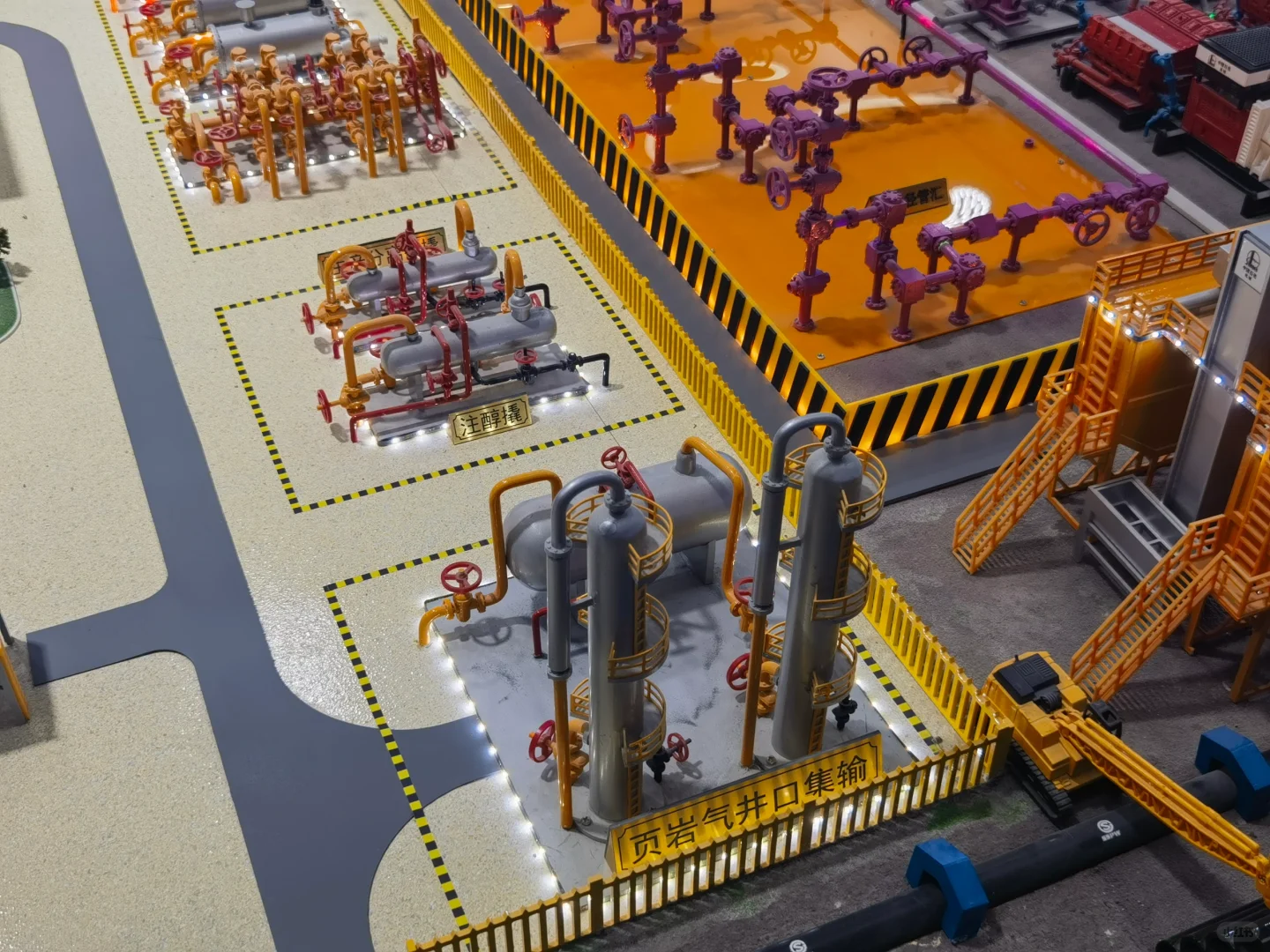 中国石化这个沙盘好精致啊